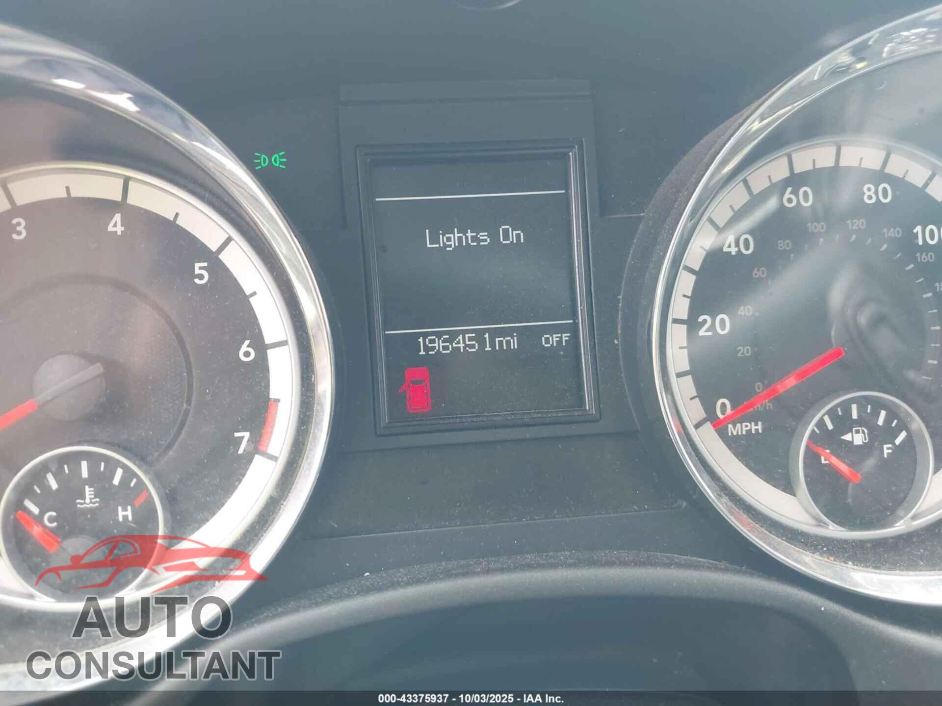 DODGE DURANGO 2013 - 1C4RDJAG8DC667514