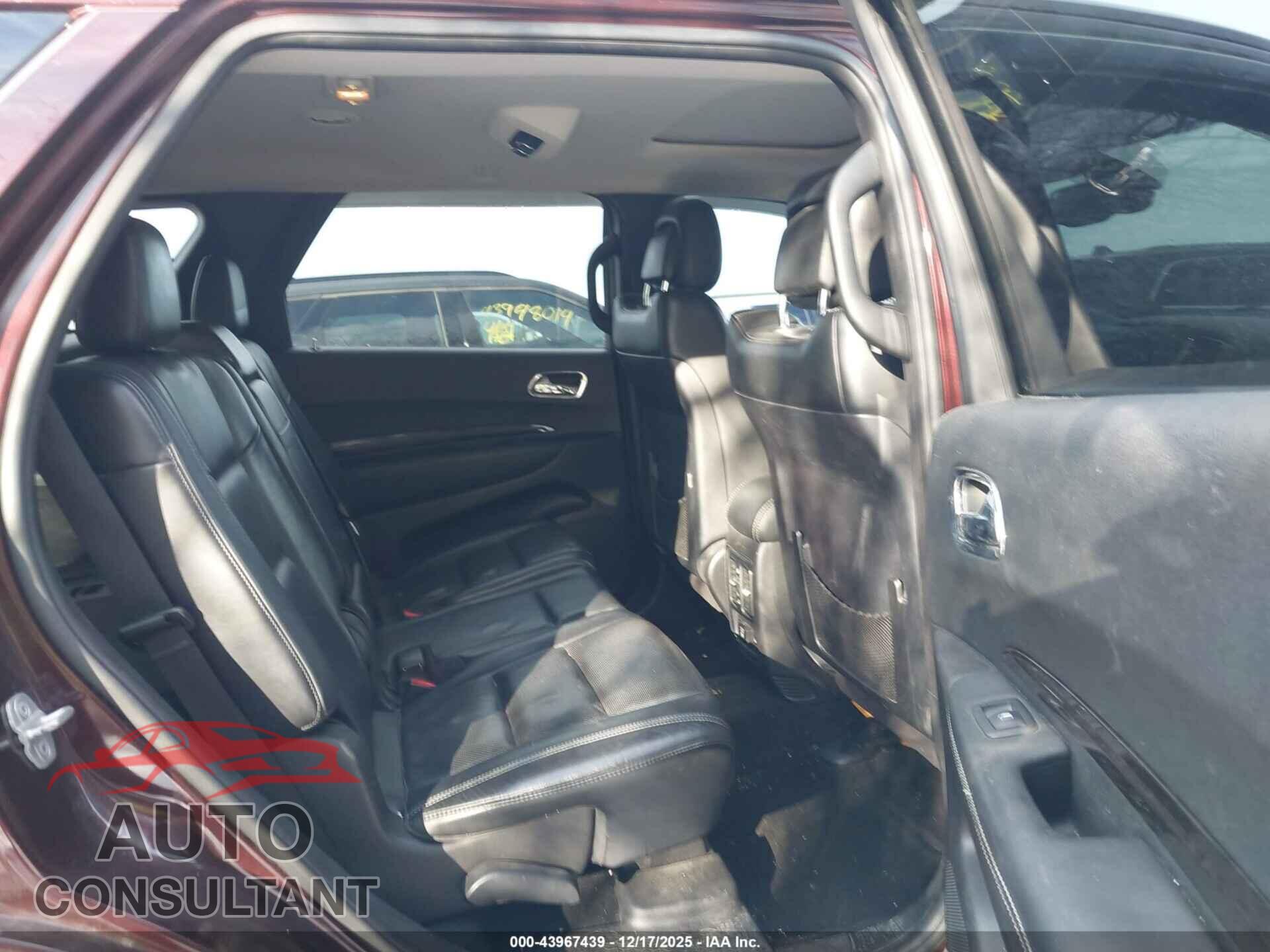 DODGE DURANGO 2012 - 1C4RDJEG5CC336544