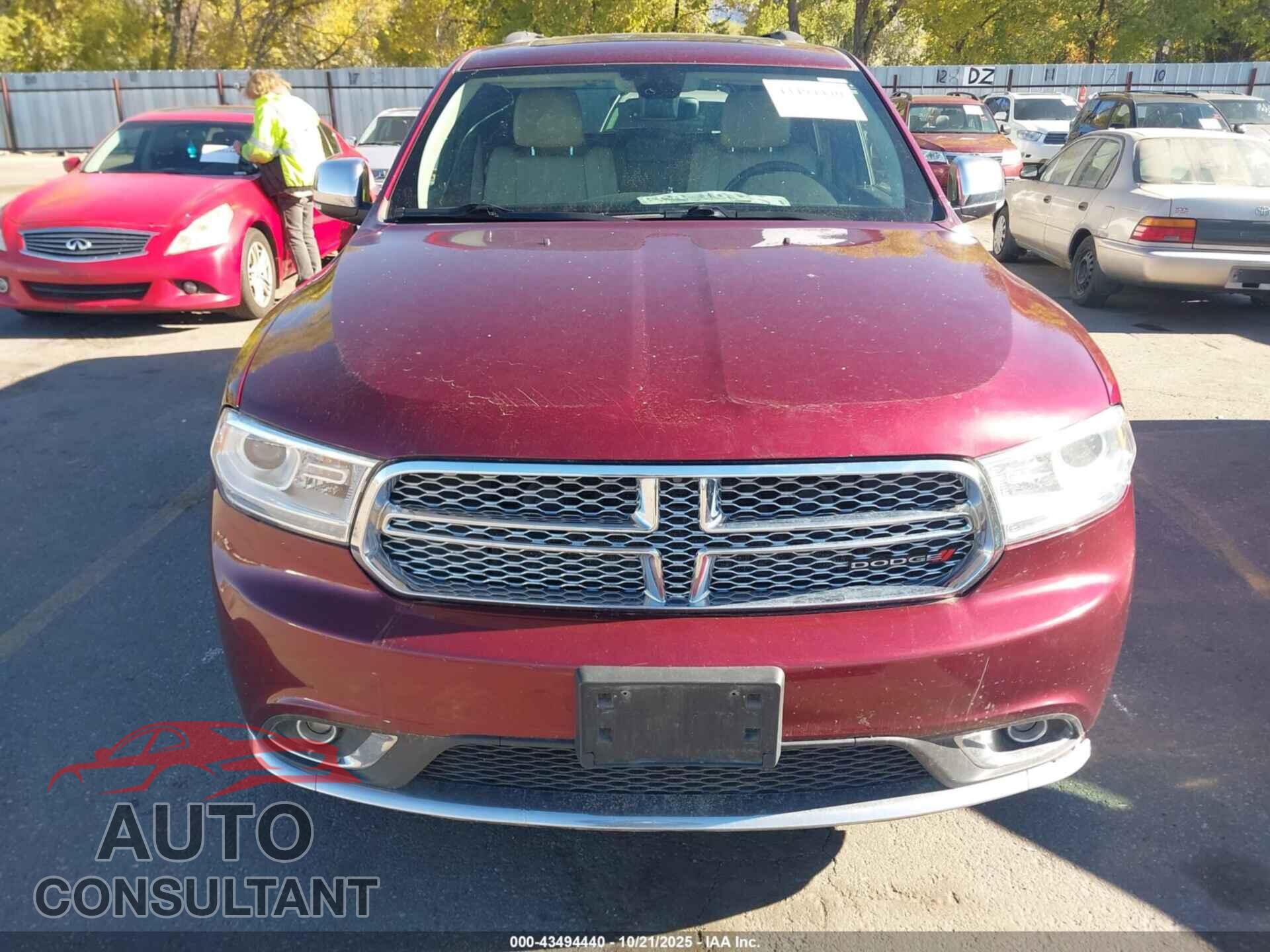 DODGE DURANGO 2017 - 1C4RDJEG2HC660011