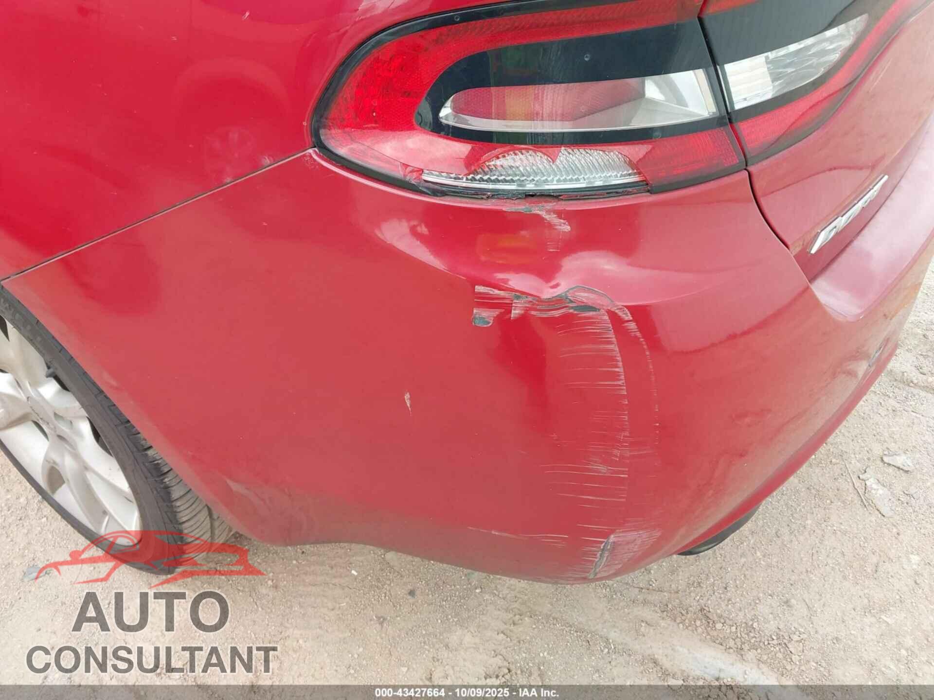 DODGE DART 2013 - 1C3CDFBH7DD151363