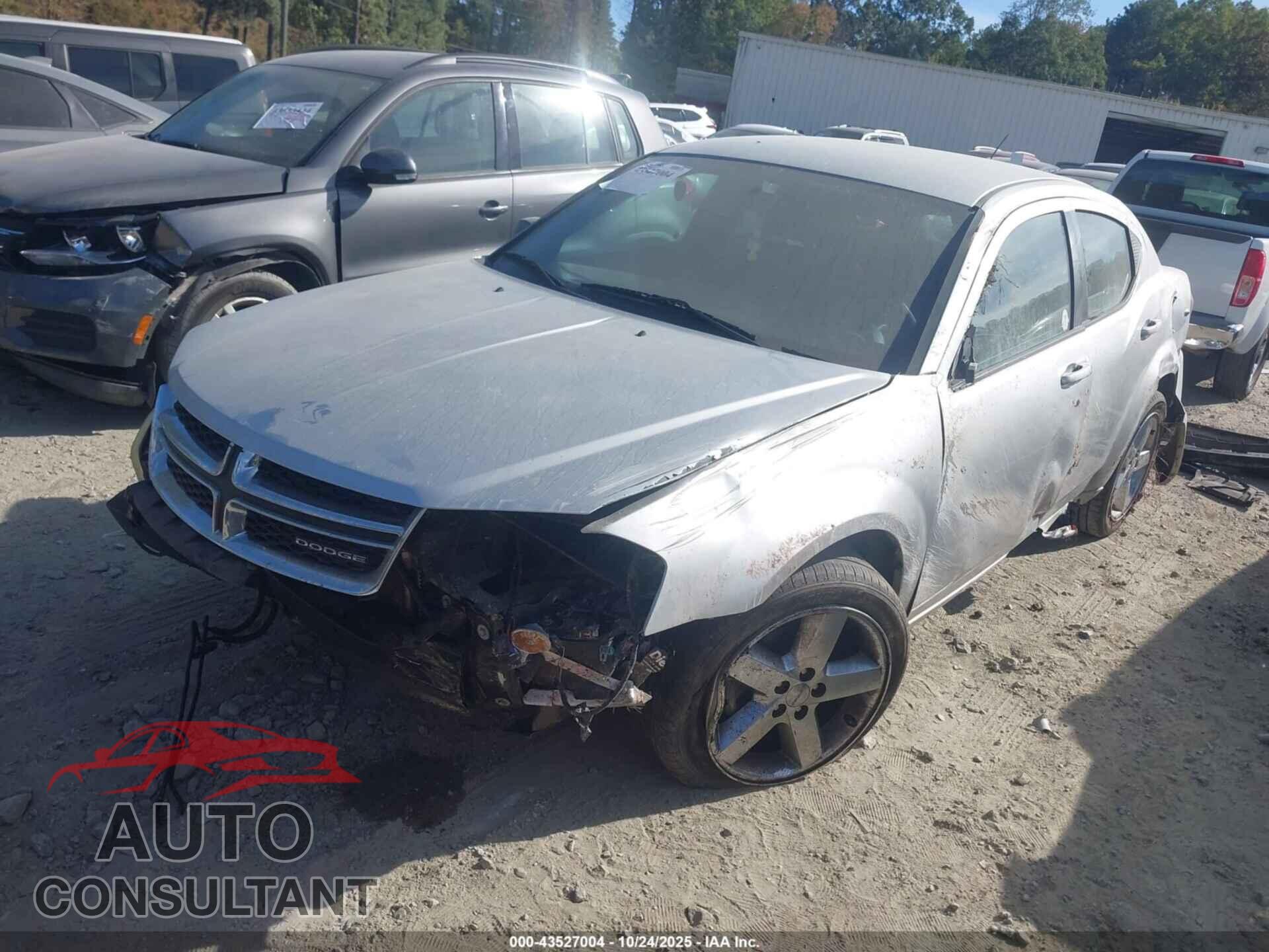 DODGE AVENGER 2012 - 1C3CDZAB2CN259395