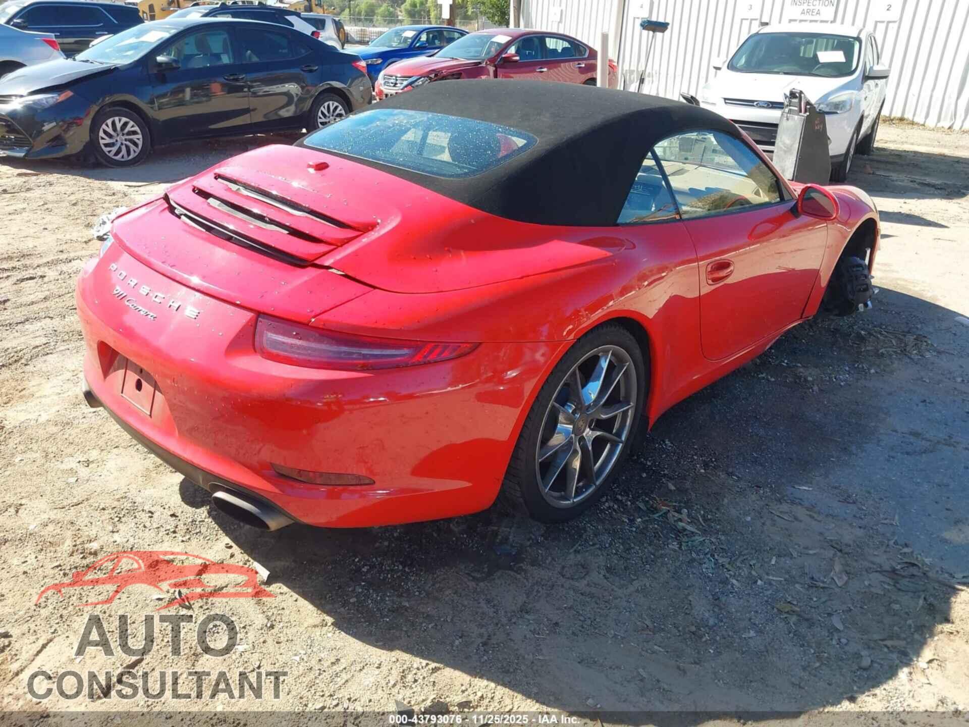 PORSCHE 911 2013 - WP0CA2A98DS140701