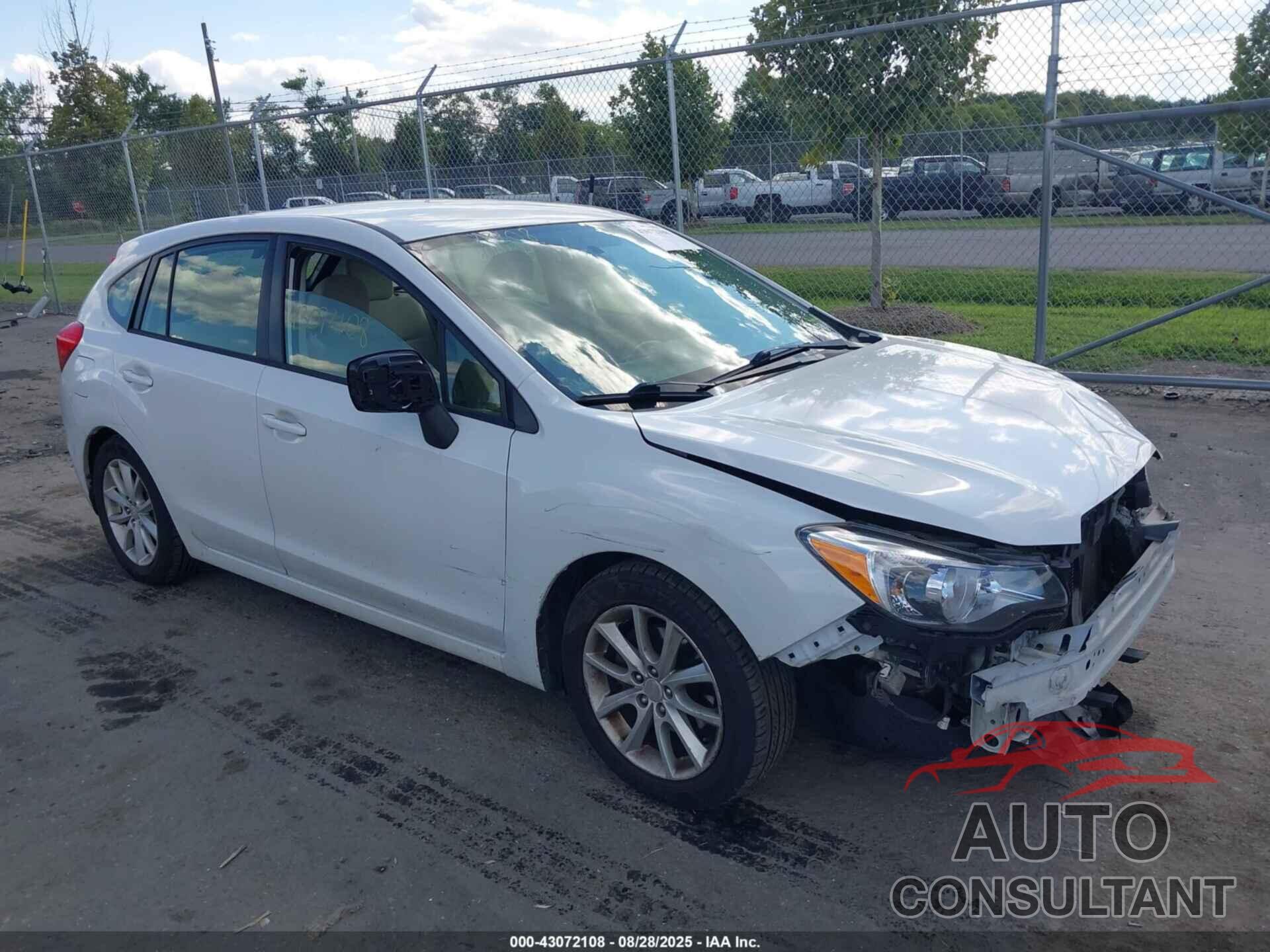 SUBARU IMPREZA 2014 - JF1GPAC6XE8219868