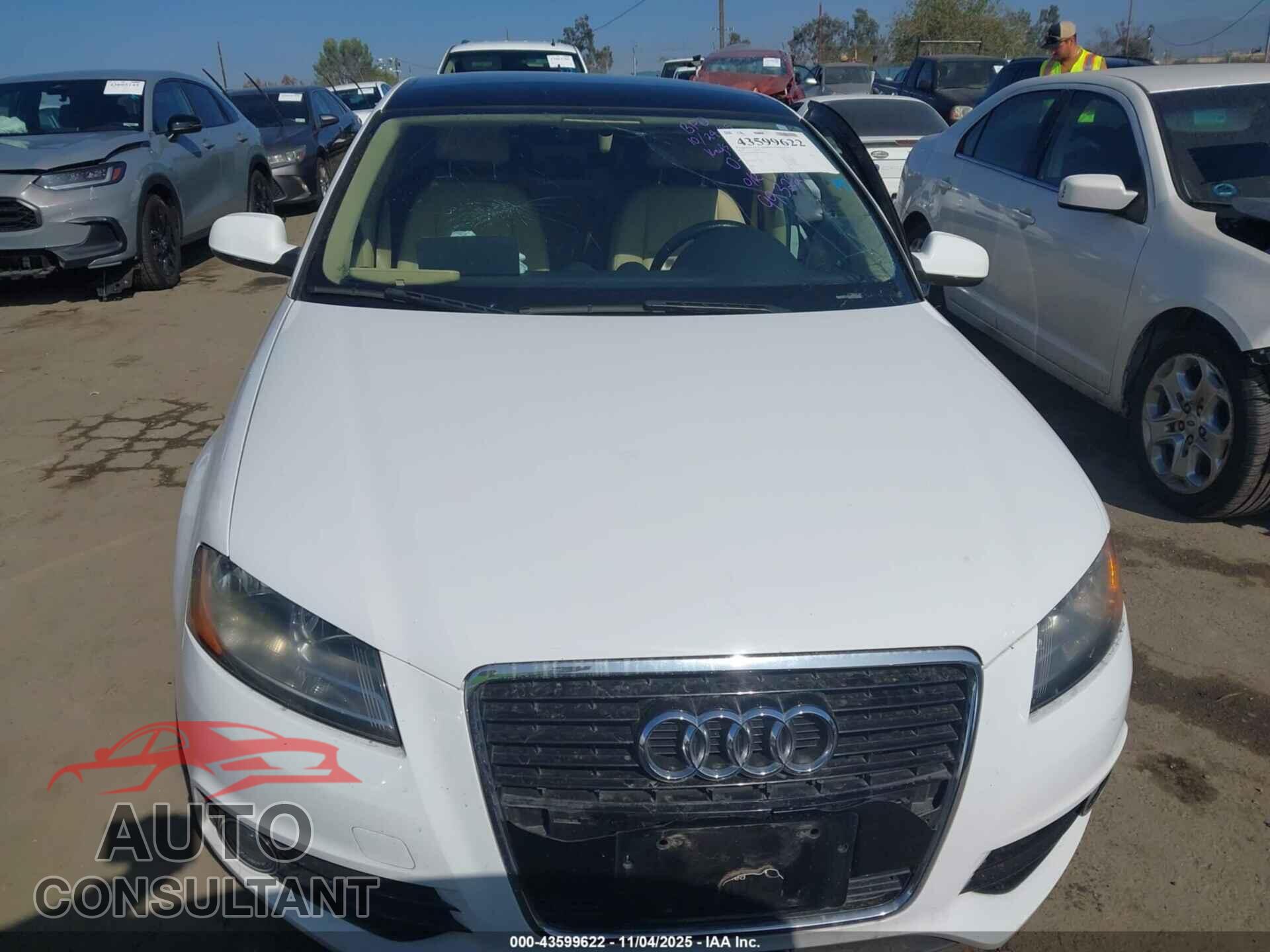 AUDI A3 2012 - WAUBEAFM3CA054964