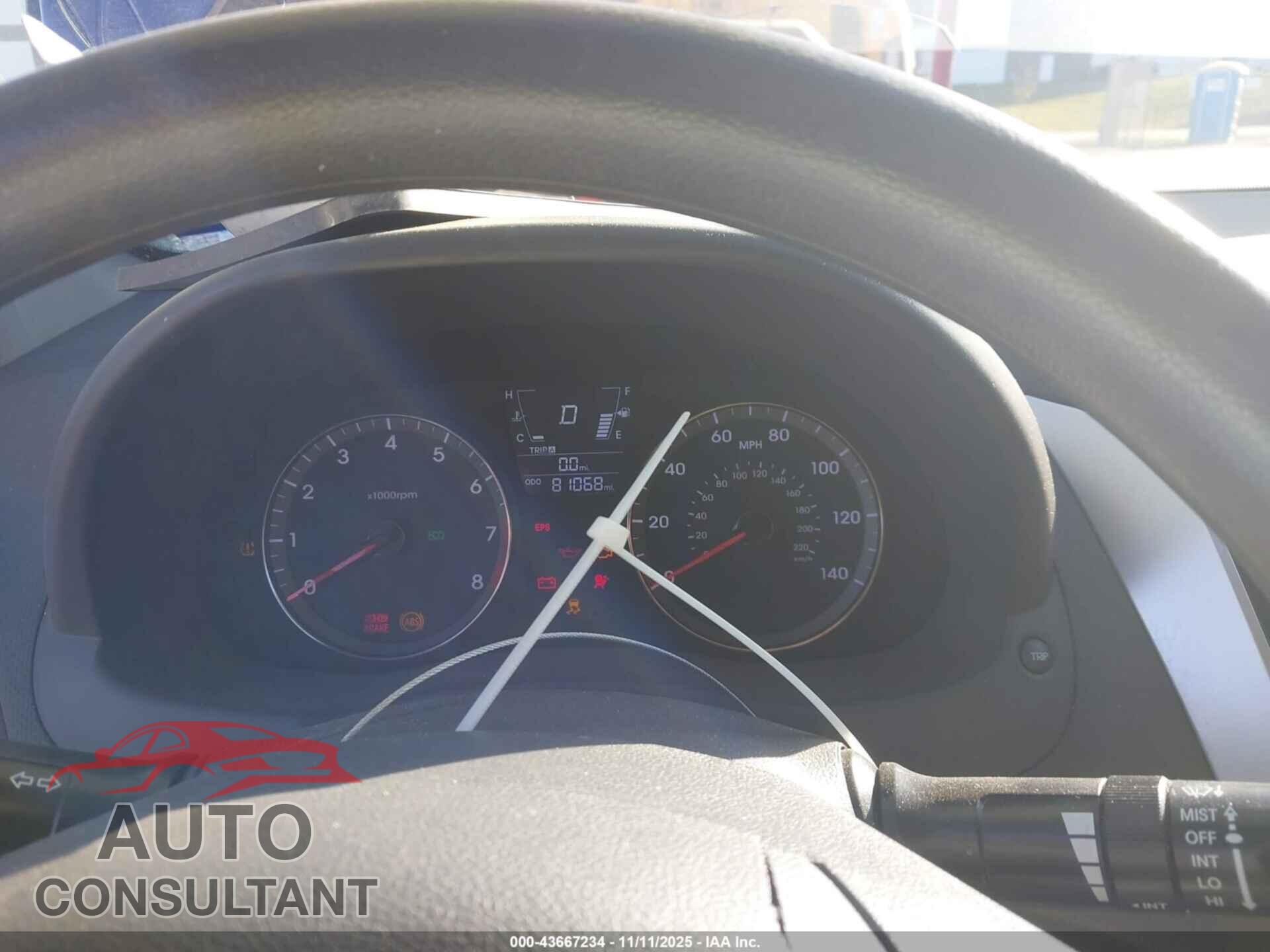 HYUNDAI ACCENT 2013 - KMHCU4AE3DU463473