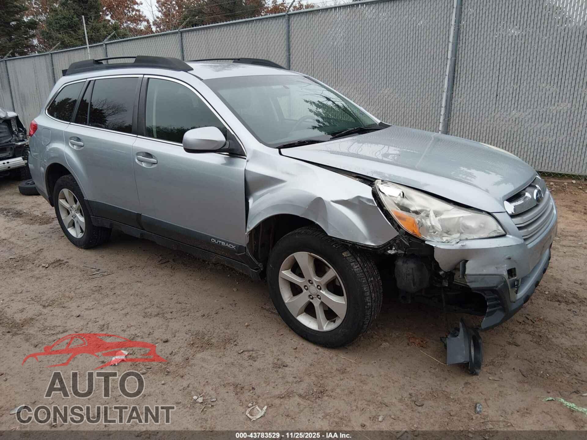SUBARU OUTBACK 2014 - 4S4BRBCC2E3312211