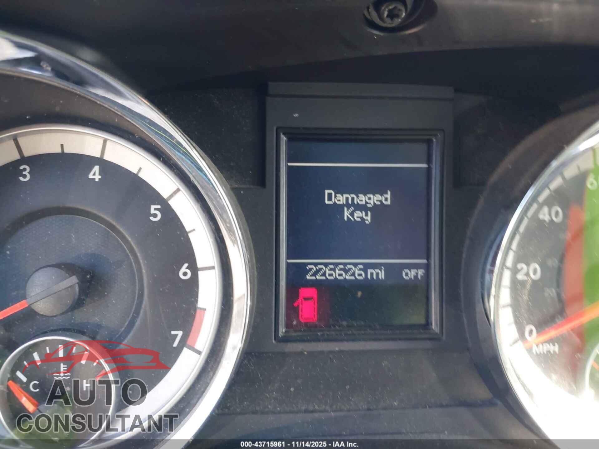 DODGE DURANGO 2011 - 1D4RE4GG1BC628558