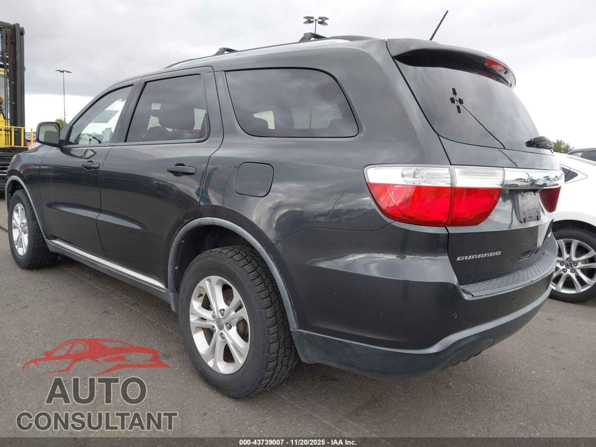 DODGE DURANGO 2011 - 1D4RD4GGXBC732064