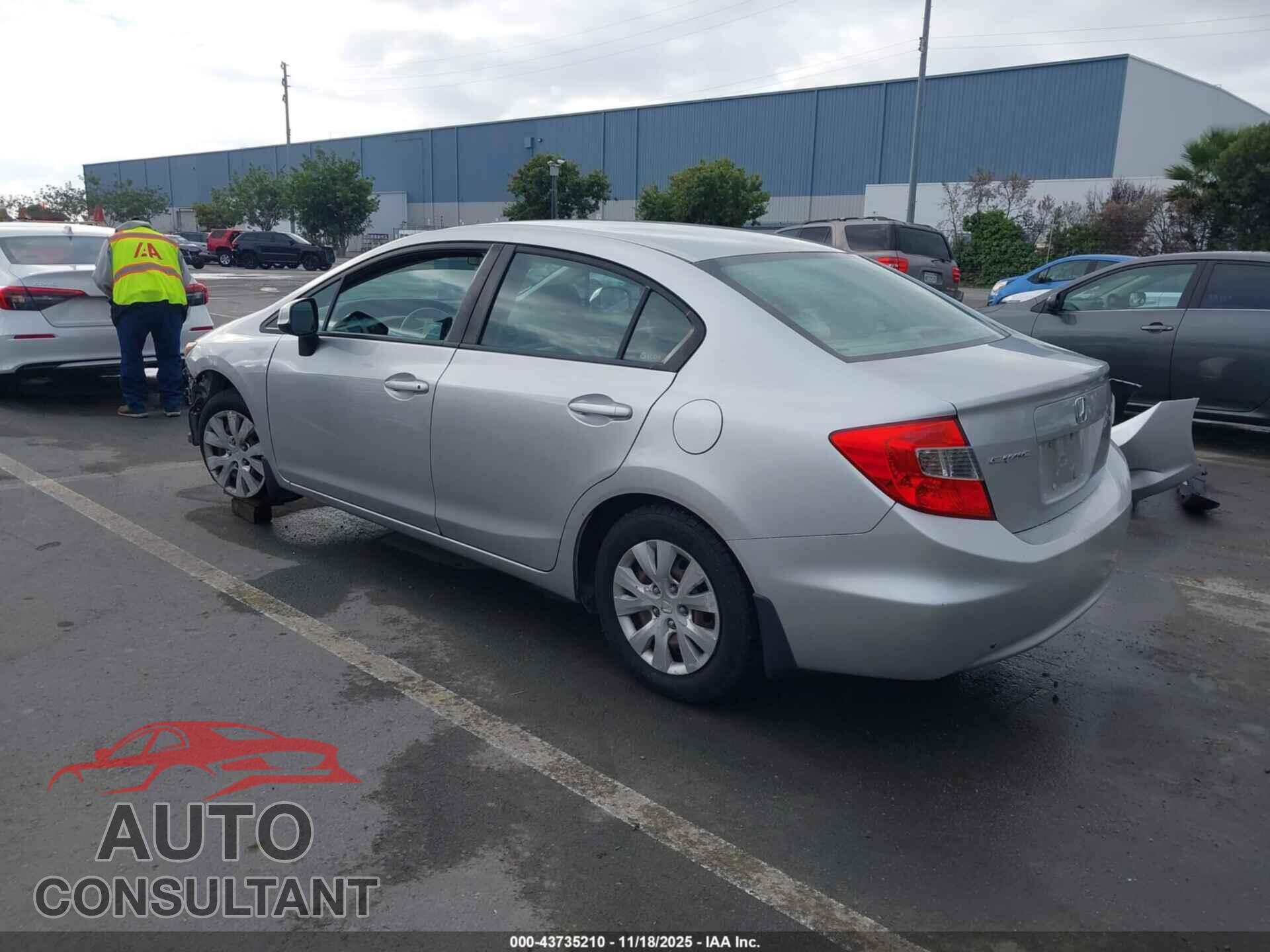 HONDA CIVIC 2012 - 19XFB2F52CE385706