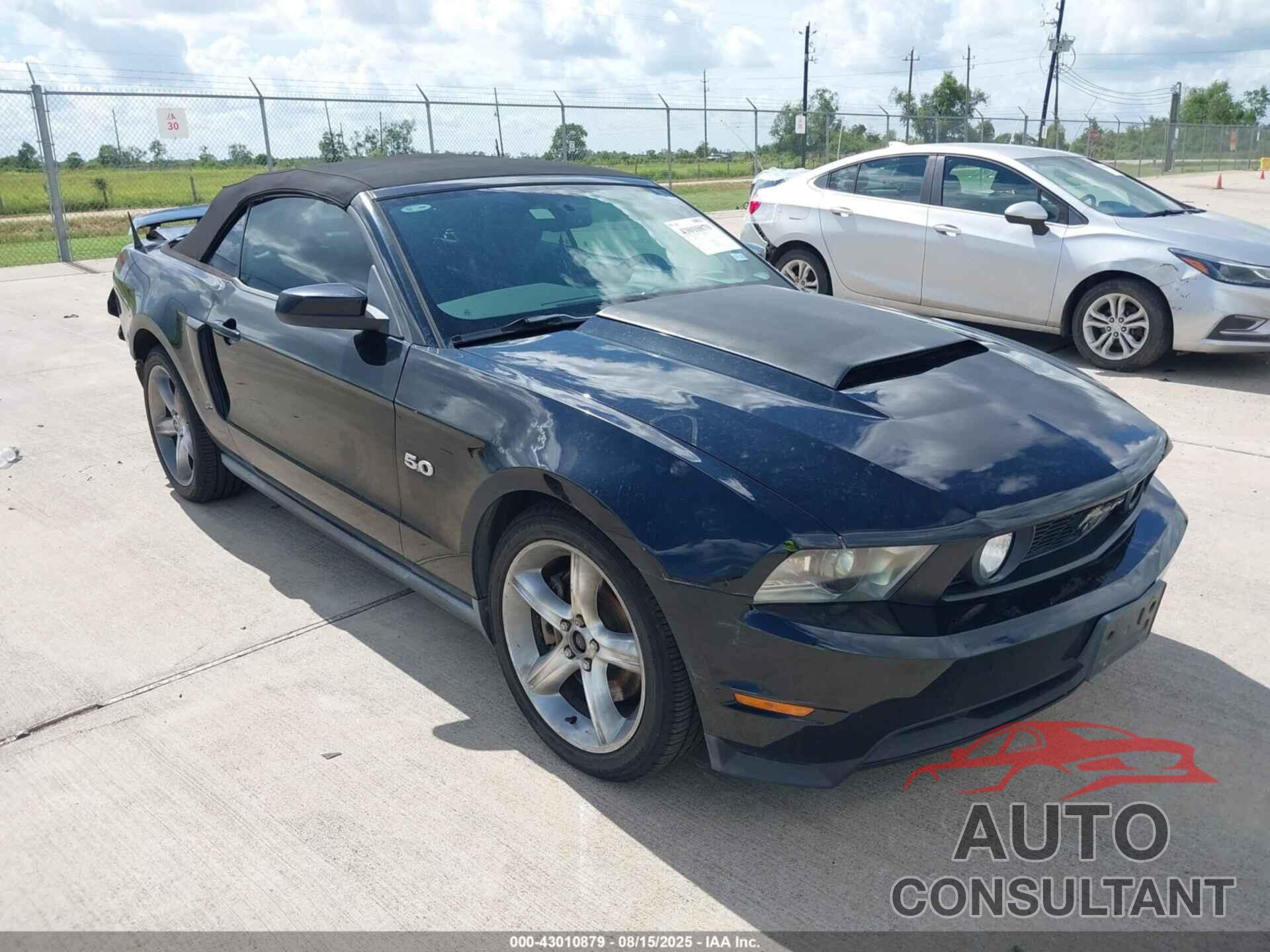 FORD MUSTANG 2012 - 1ZVBP8FF8C5267700