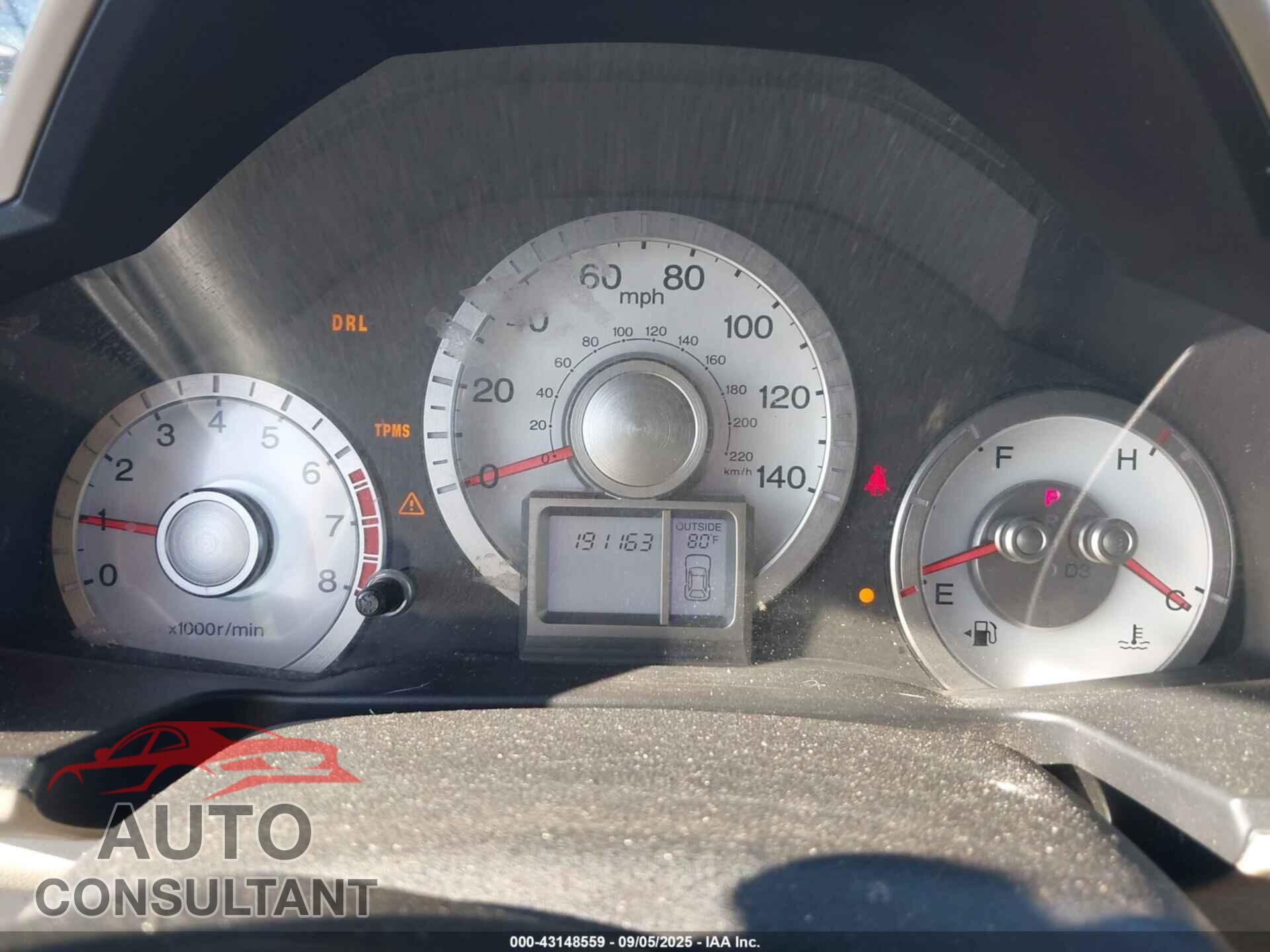 HONDA PILOT 2011 - 5FNYF3H53BB005653