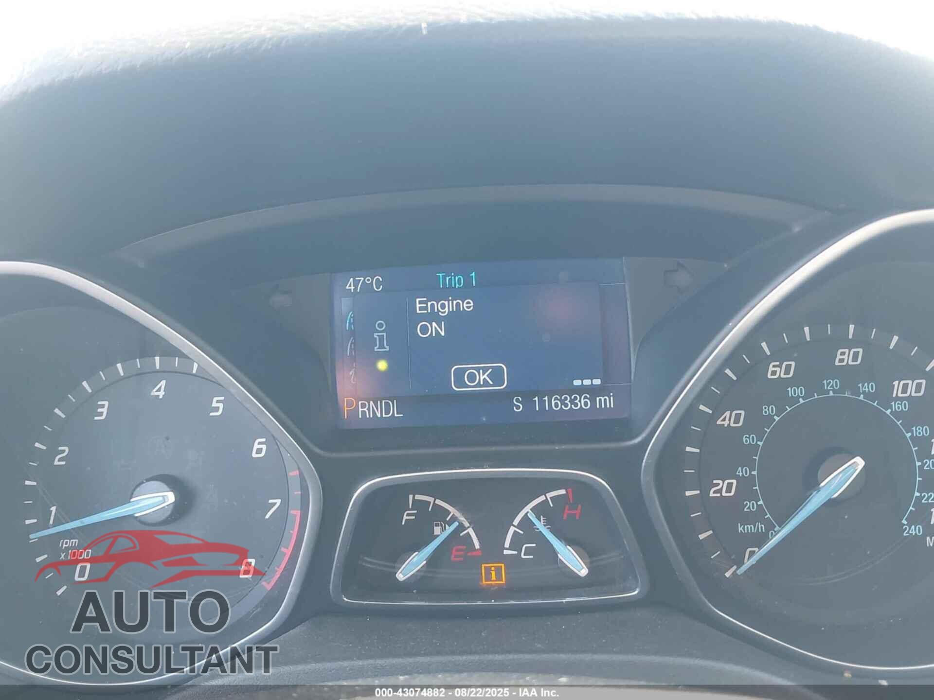 FORD FOCUS 2013 - 1FADP3F25DL337815