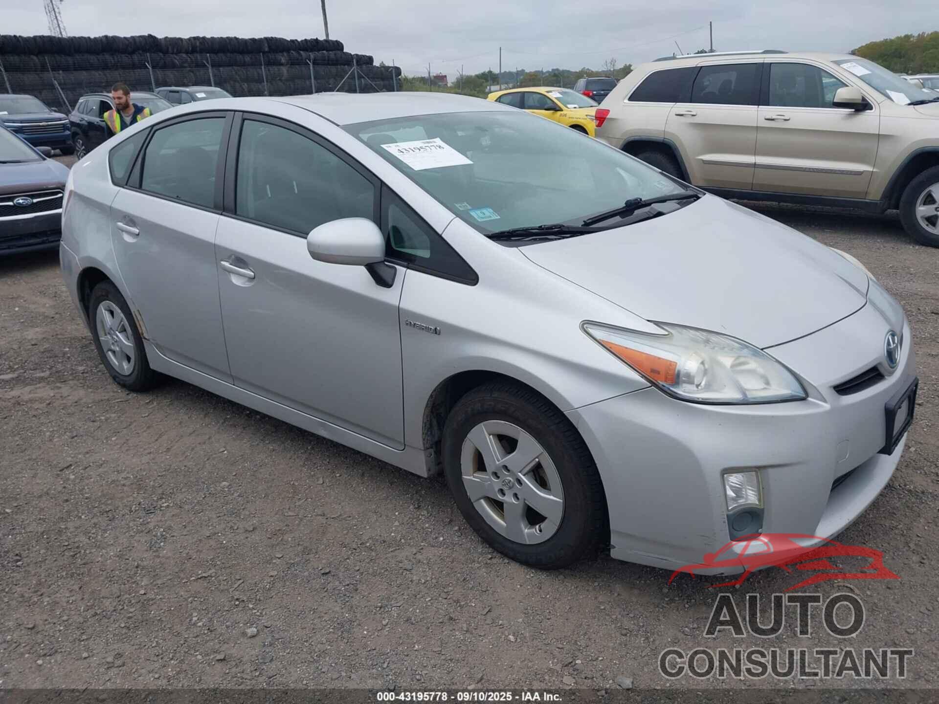 TOYOTA PRIUS 2011 - JTDKN3DU4B0299312