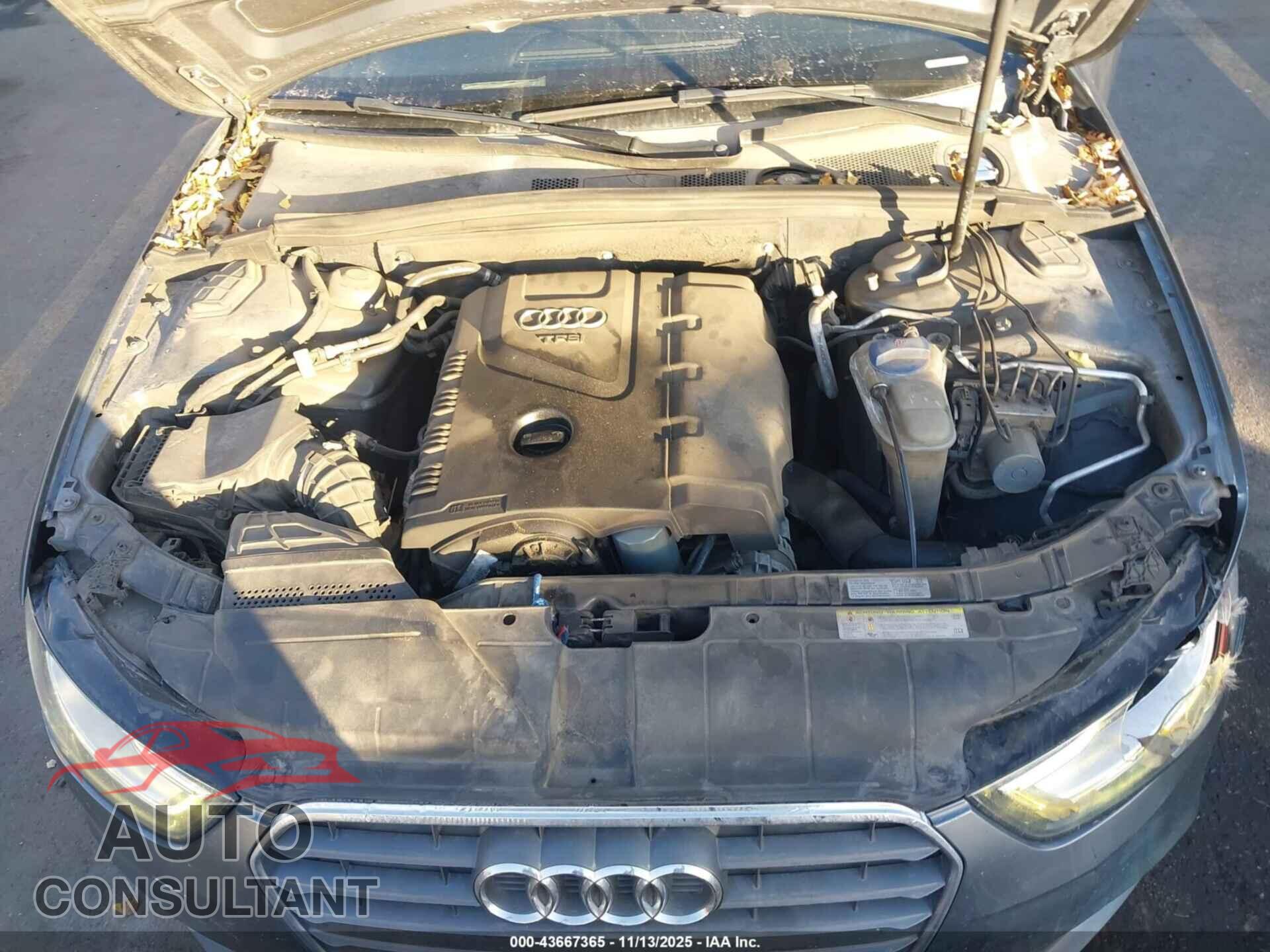 AUDI A4 2013 - WAUEFBFL6DN023287