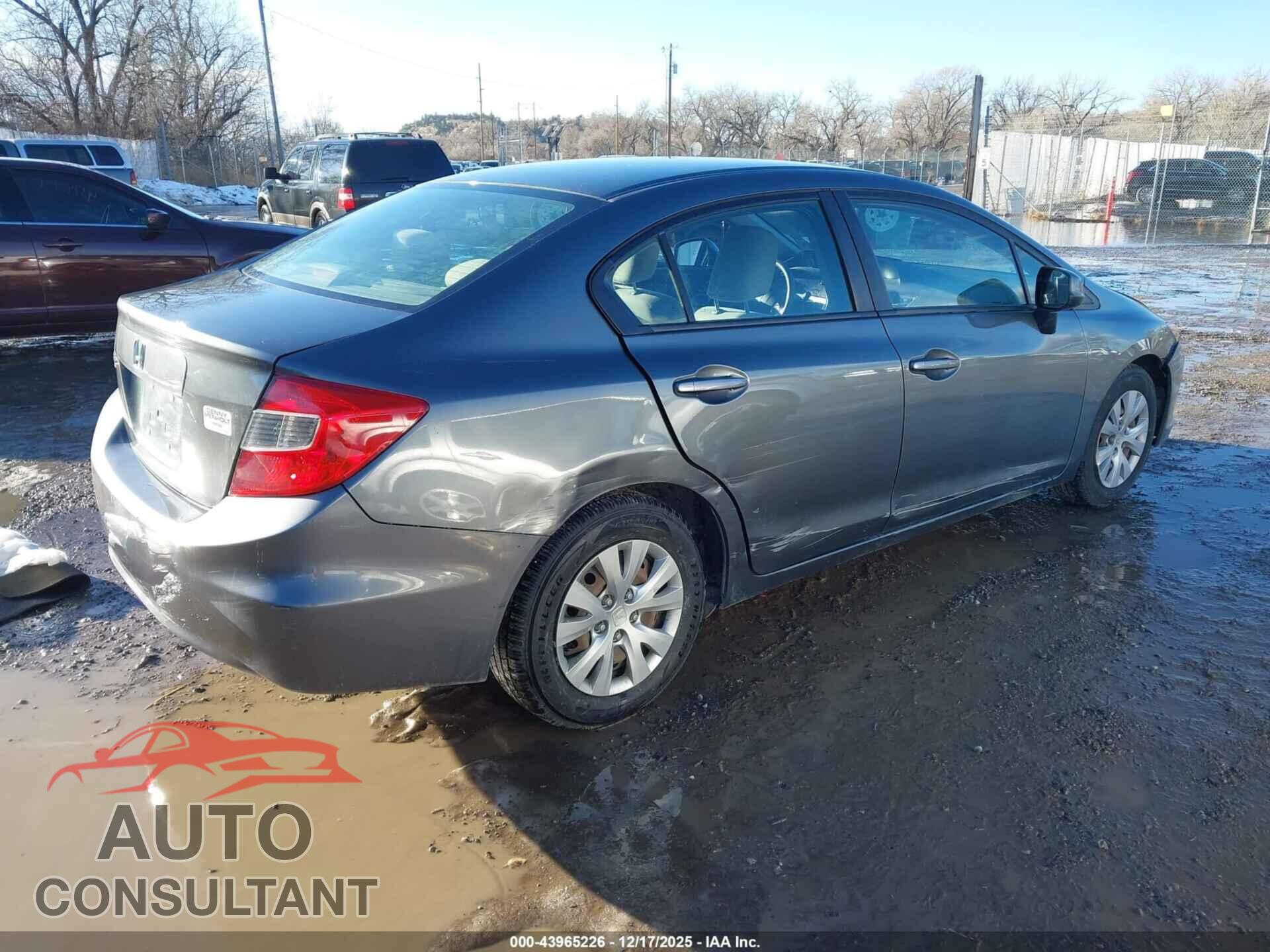 HONDA CIVIC 2012 - 19XFB2F5XCE094161