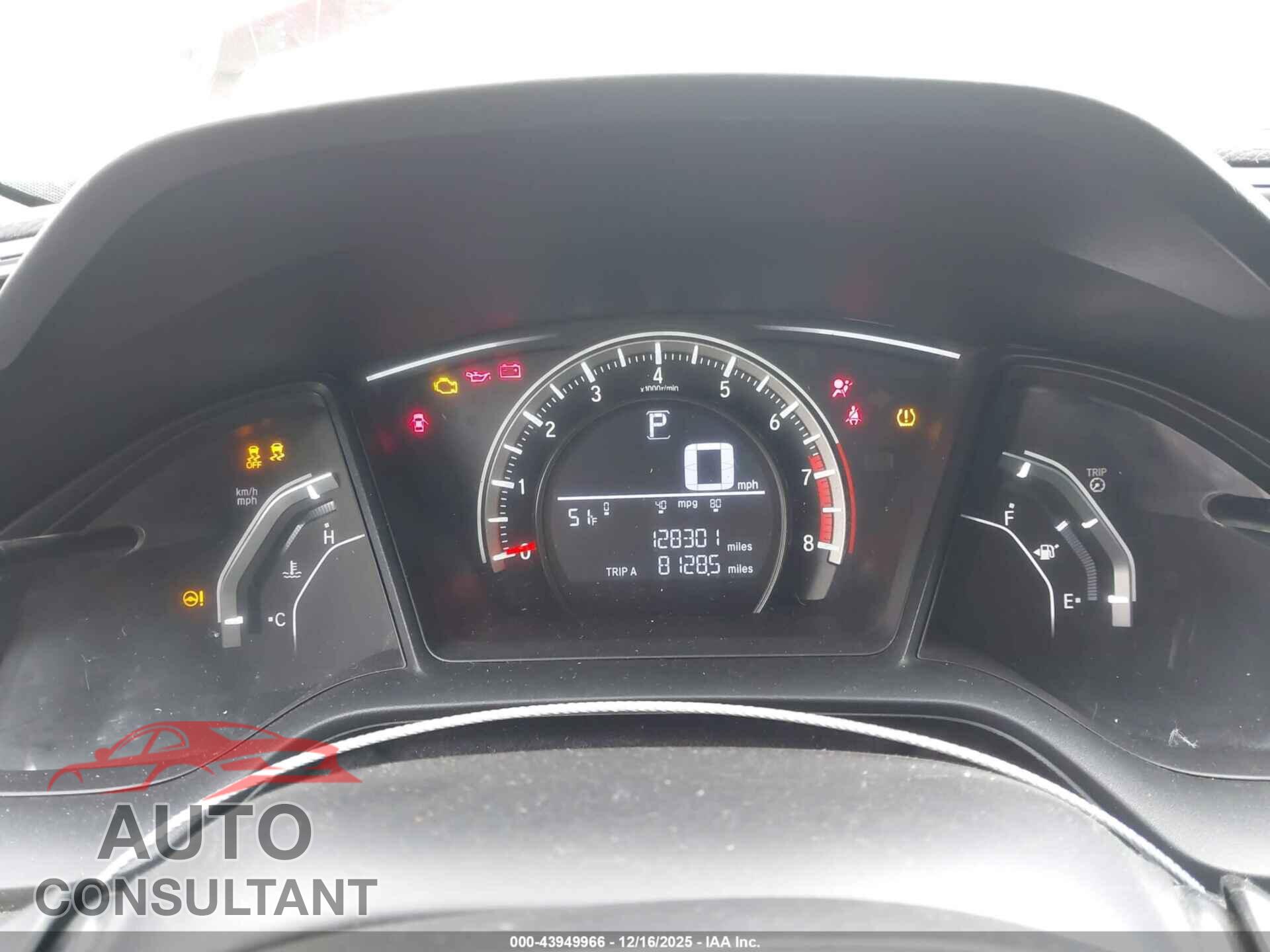HONDA CIVIC 2016 - 2HGFC2F56GH546535