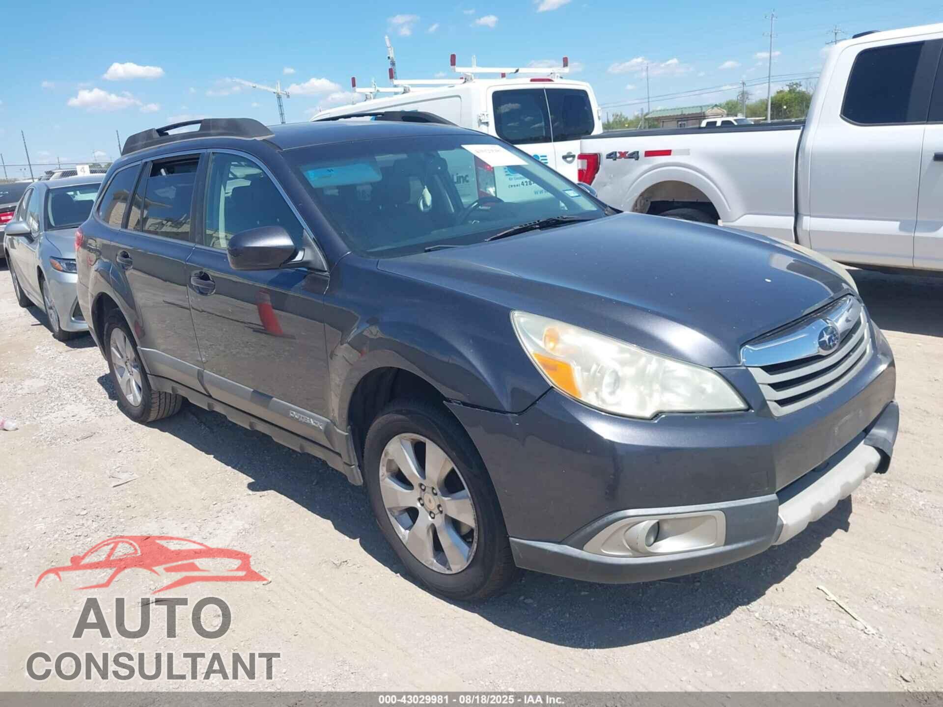 SUBARU OUTBACK 2011 - 4S4BRBKC8B3376881