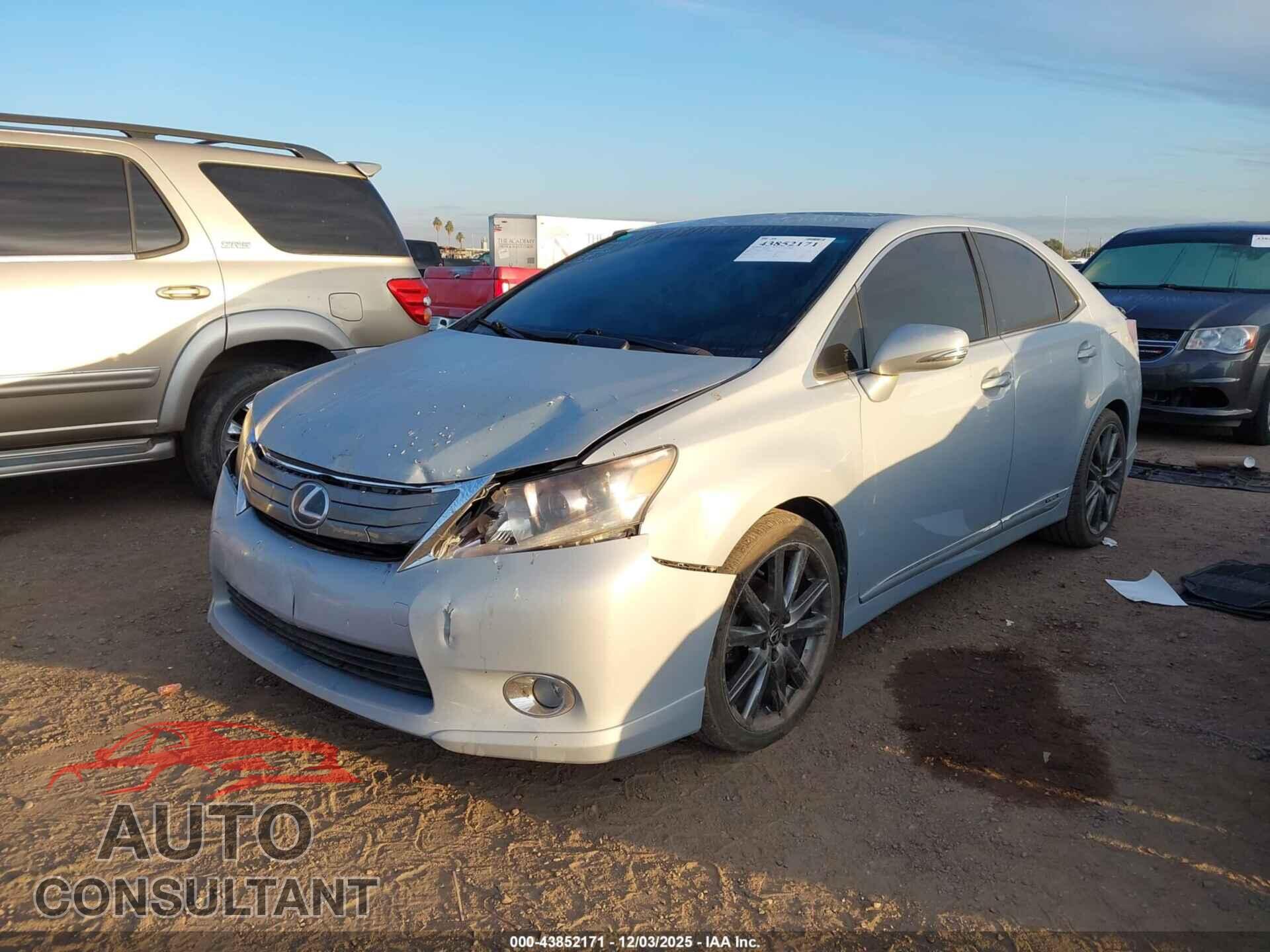LEXUS HS 250H 2010 - JTHBB1BA9A2002929