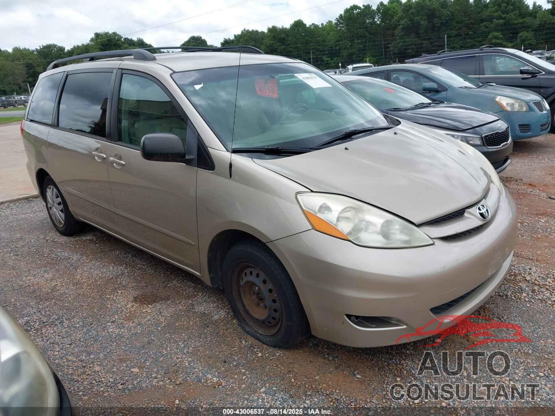 TOYOTA SIENNA 2010 - 5TDKK4CC9AS319573