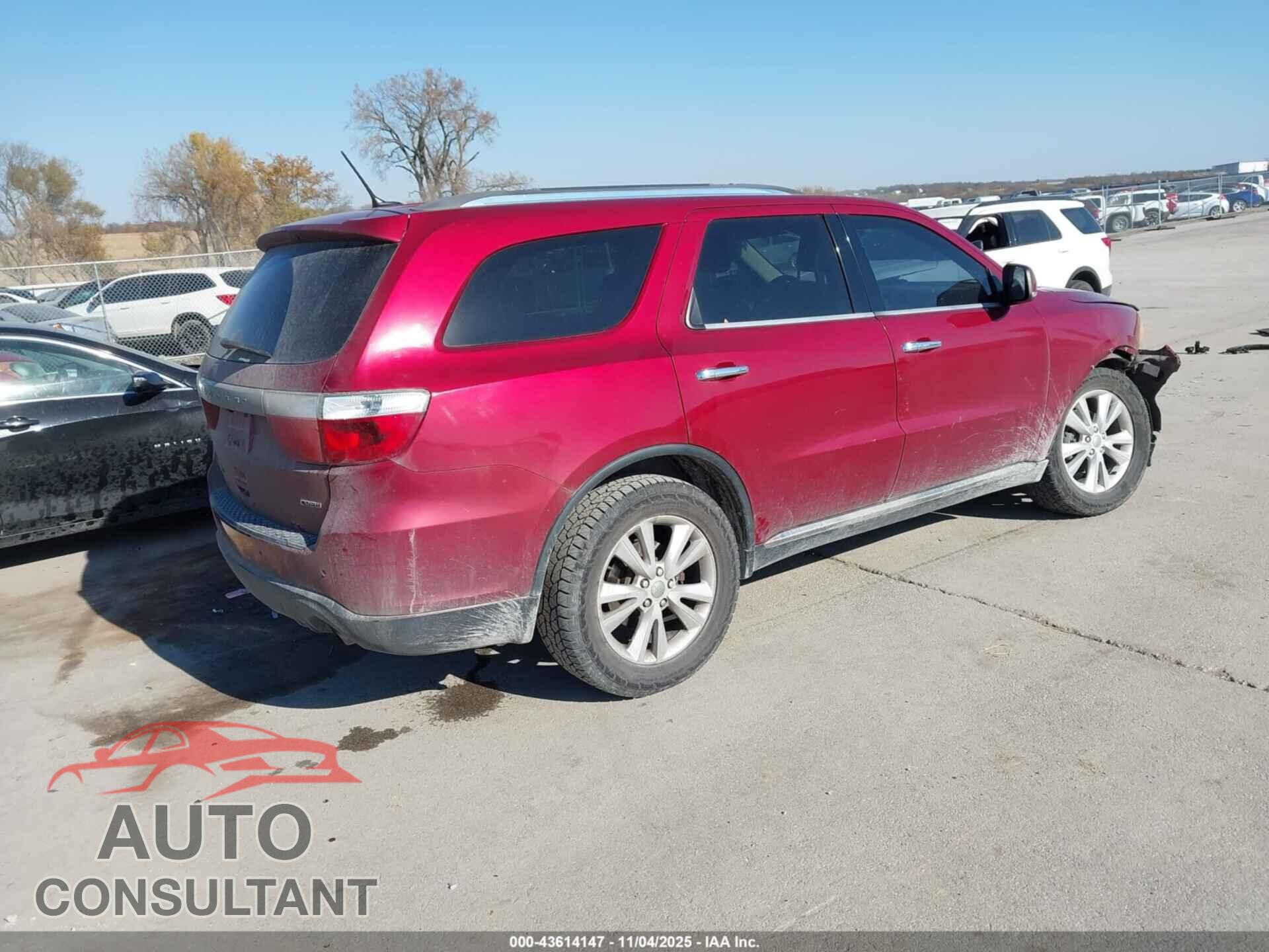 DODGE DURANGO 2013 - 1C4RDJDG3DC614313