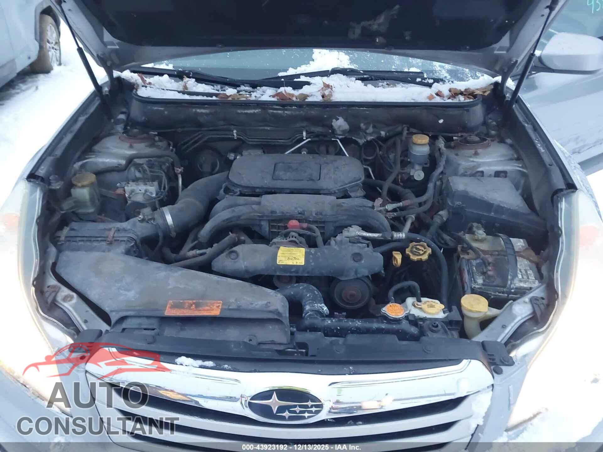 SUBARU OUTBACK 2011 - 4S4BRBKC4B3363237