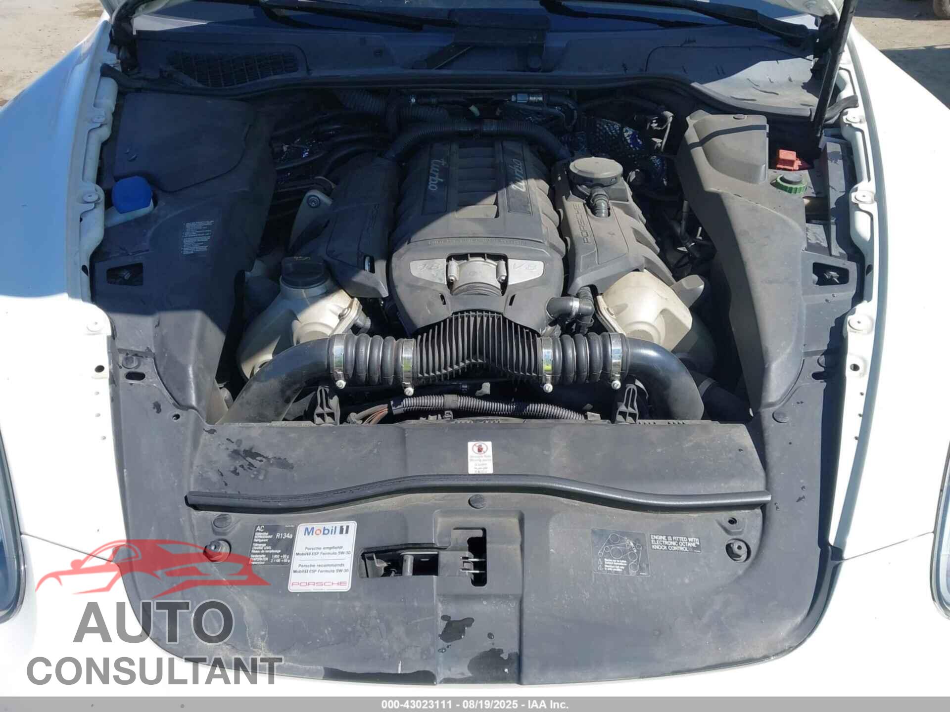 PORSCHE CAYENNE 2011 - WP1AC2A21BLA85213