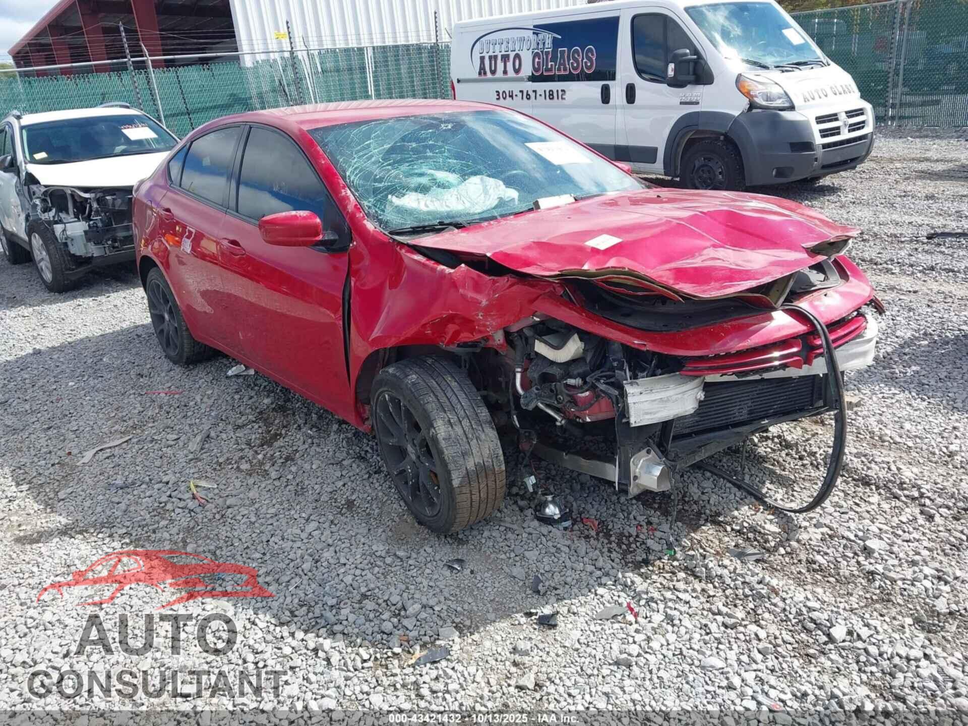 DODGE DART 2013 - 1C3CDFBH5DD224603