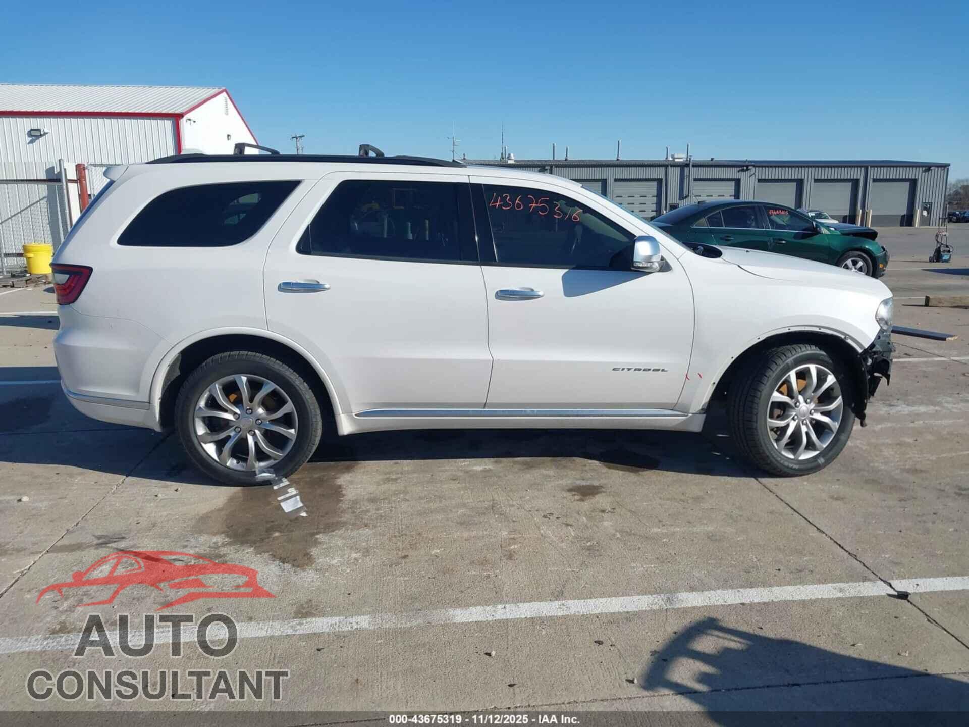 DODGE DURANGO 2017 - 1C4RDJEG0HC741296