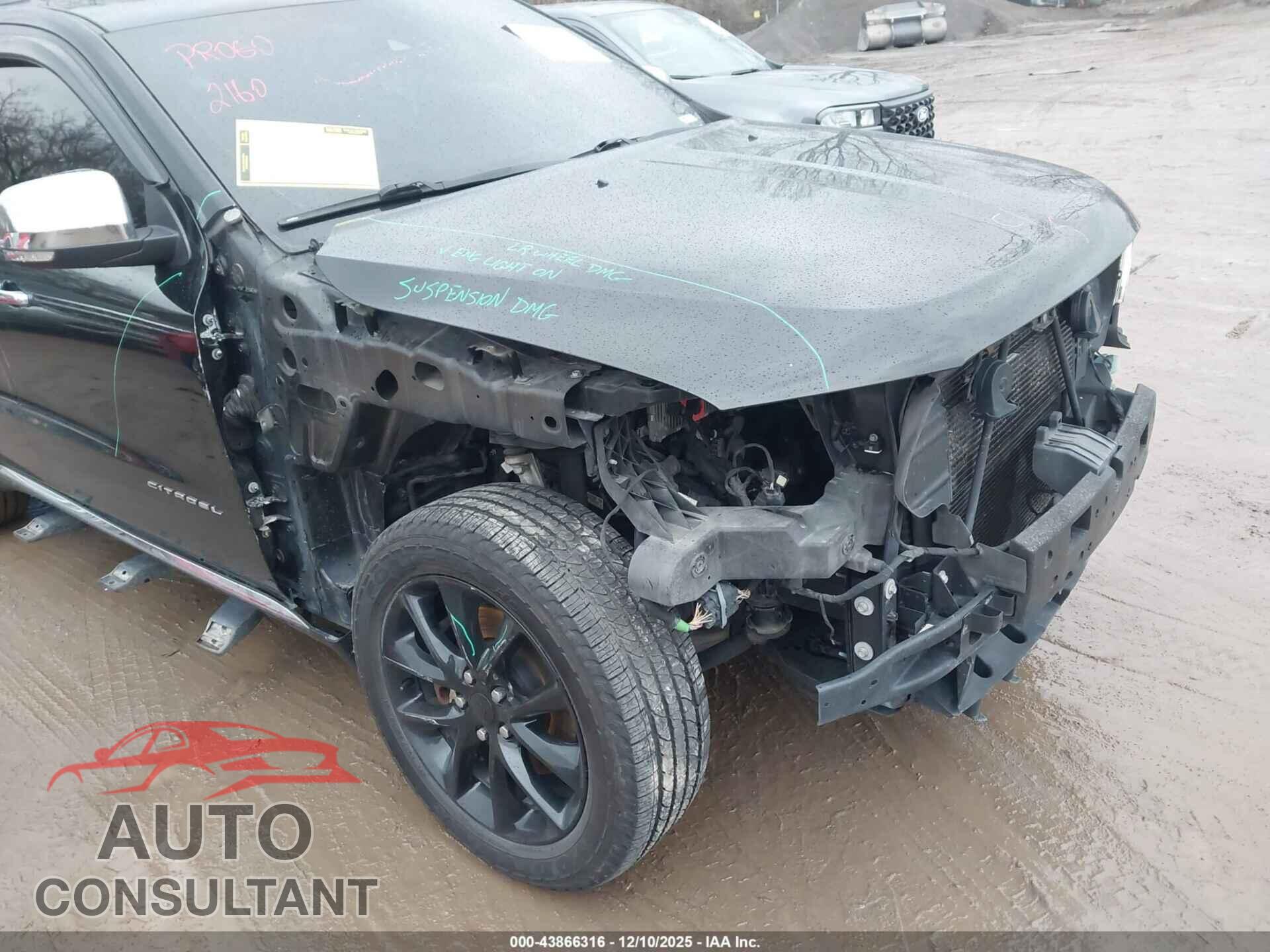 DODGE DURANGO 2017 - 1C4RDJEG6HC789255
