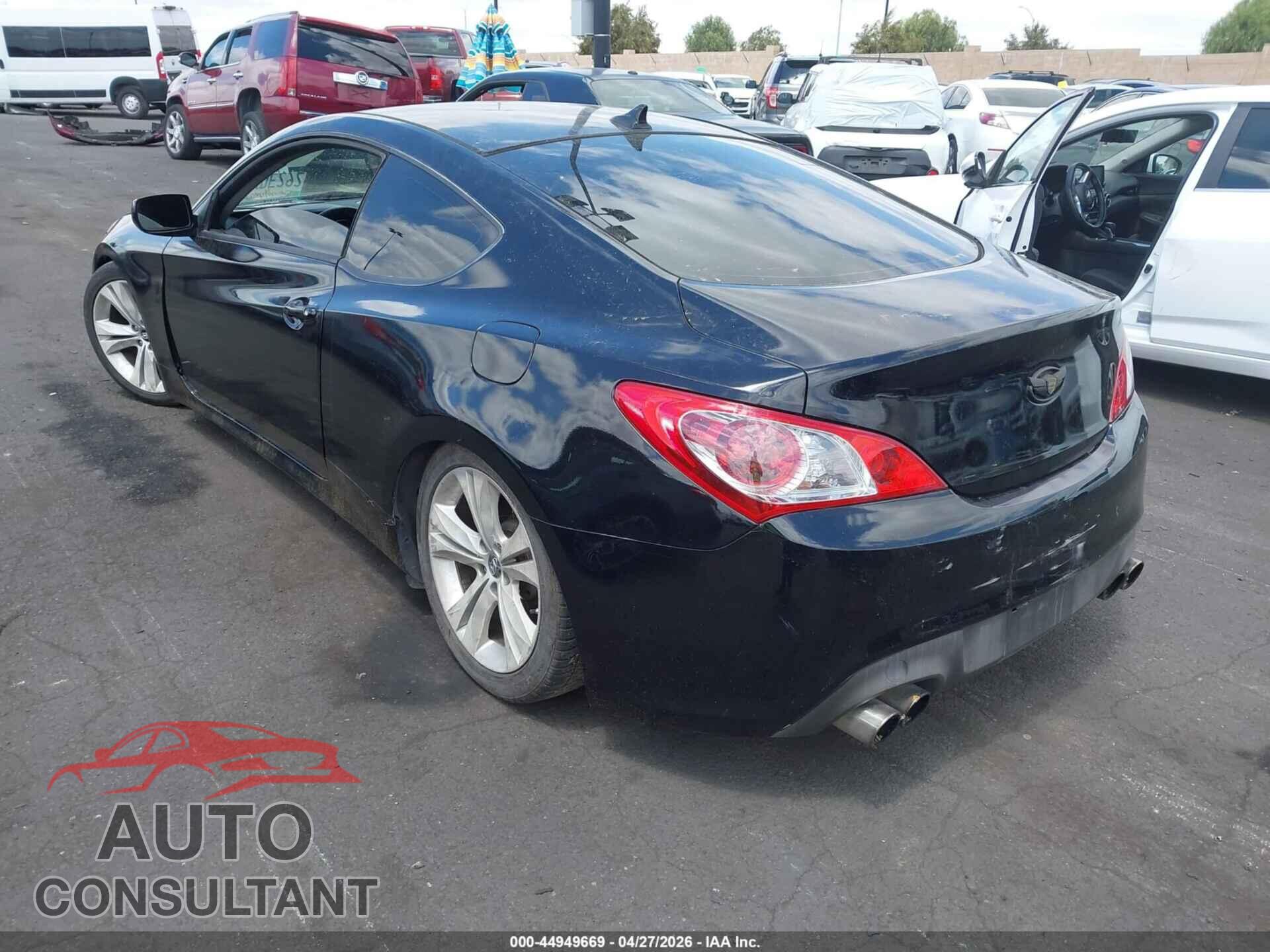 HYUNDAI GENESIS 2012 - KMHHT6KD9CU075799