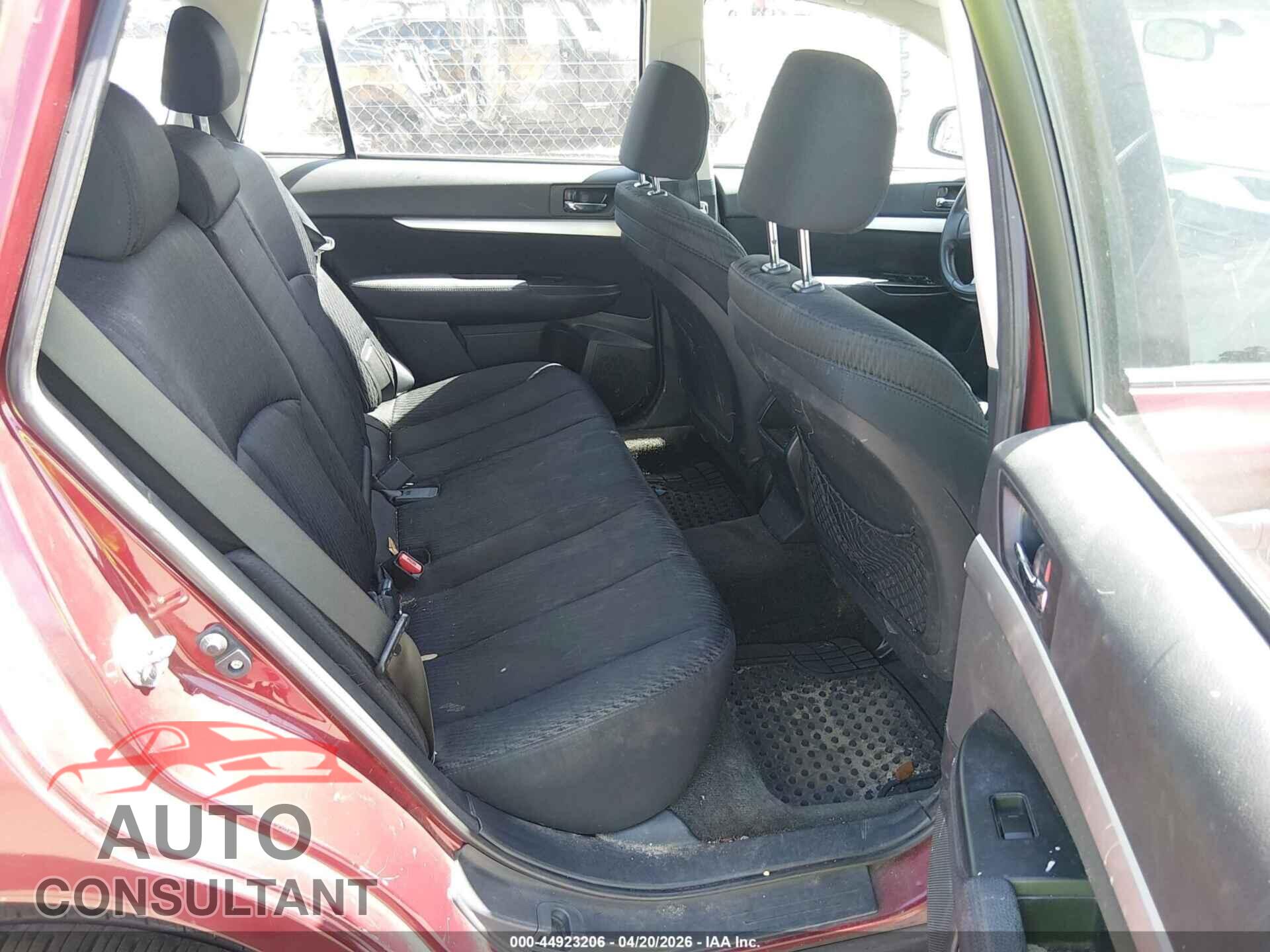 SUBARU OUTBACK 2012 - 4S4BRBAC3C3206043
