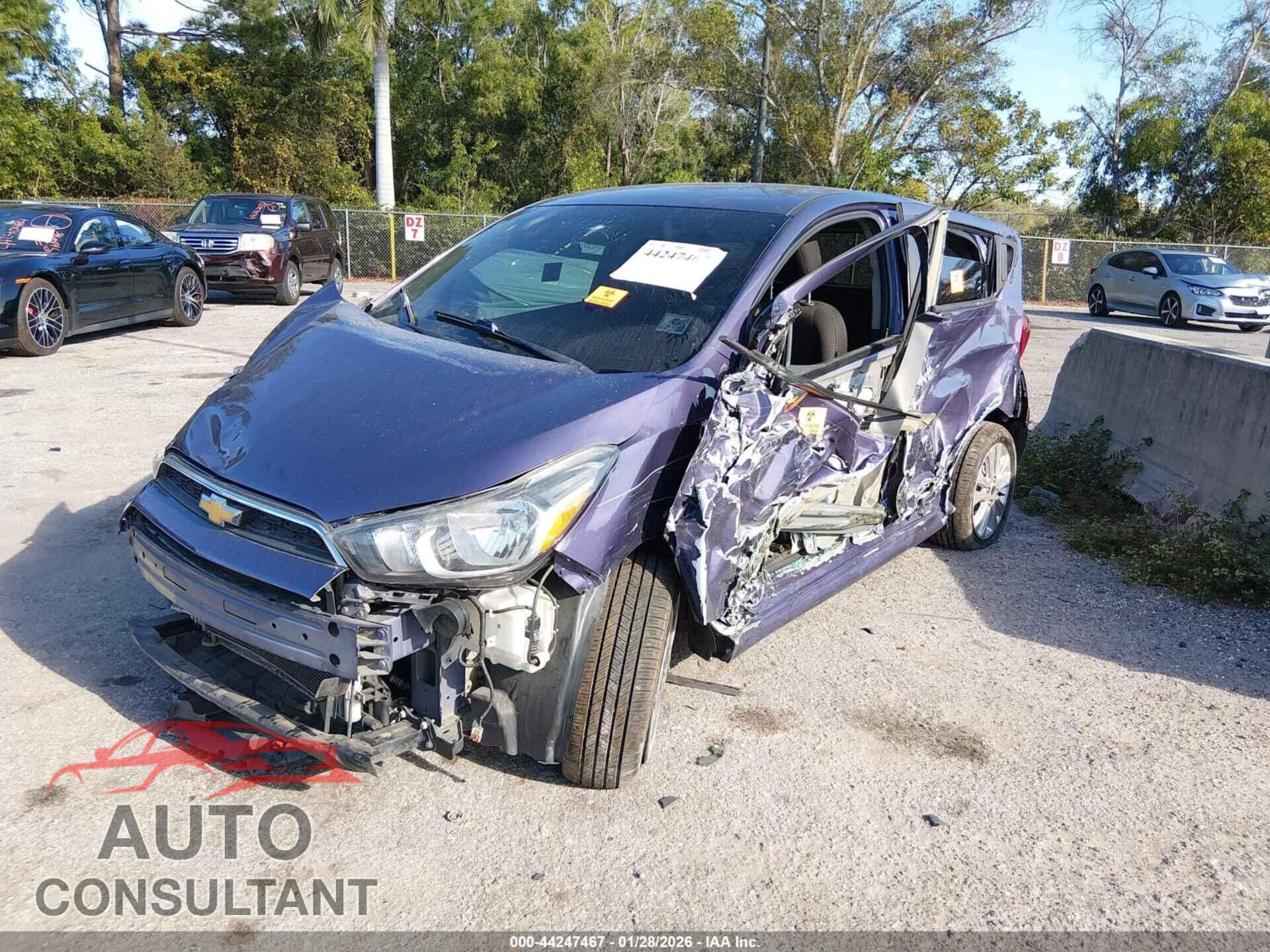 CHEVROLET SPARK 2017 - KL8CD6SA1HC812744