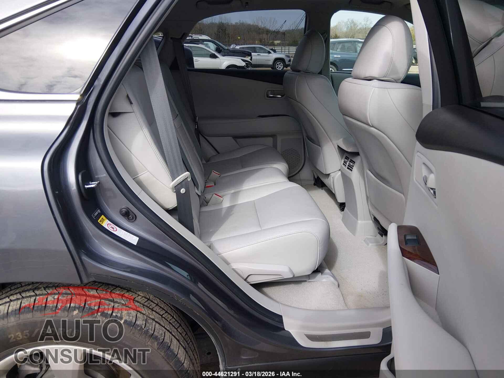 LEXUS RX 350 2012 - 2T2BK1BA5CC128481