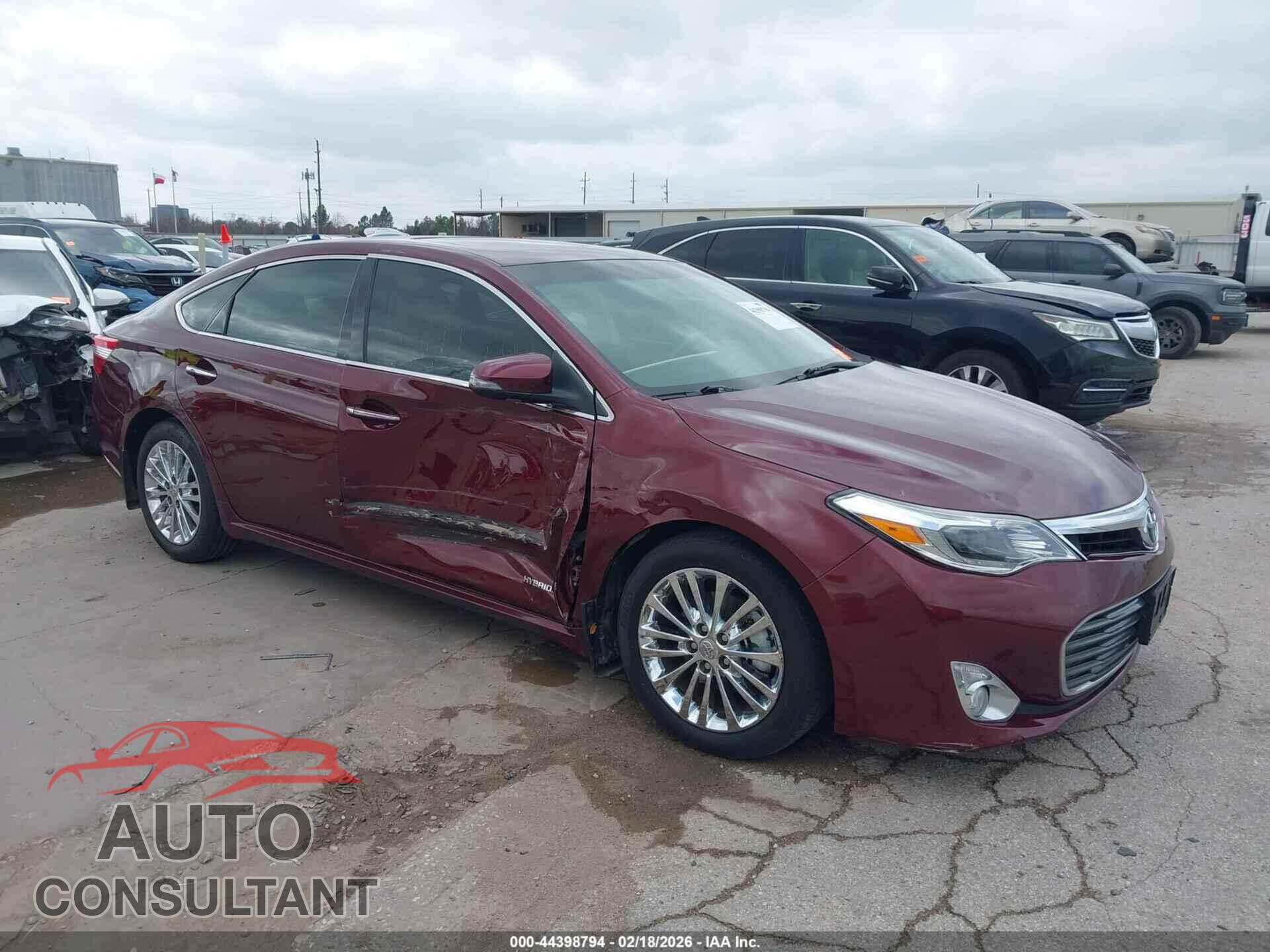 TOYOTA AVALON HYBRID 2013 - 4T1BD1EB8DU007513