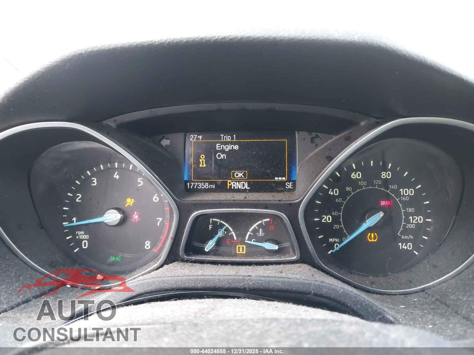 FORD FOCUS 2016 - 1FADP3F28GL264105