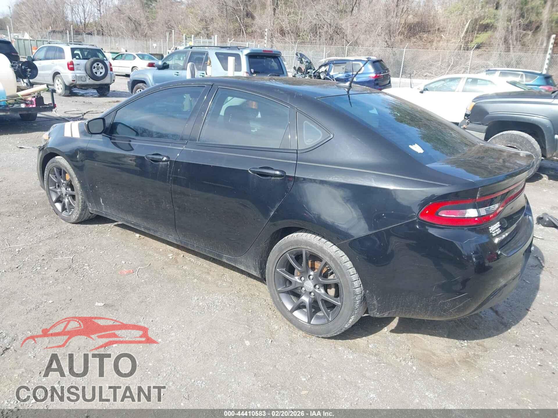 DODGE DART 2016 - 1C3CDFAA9GD578309