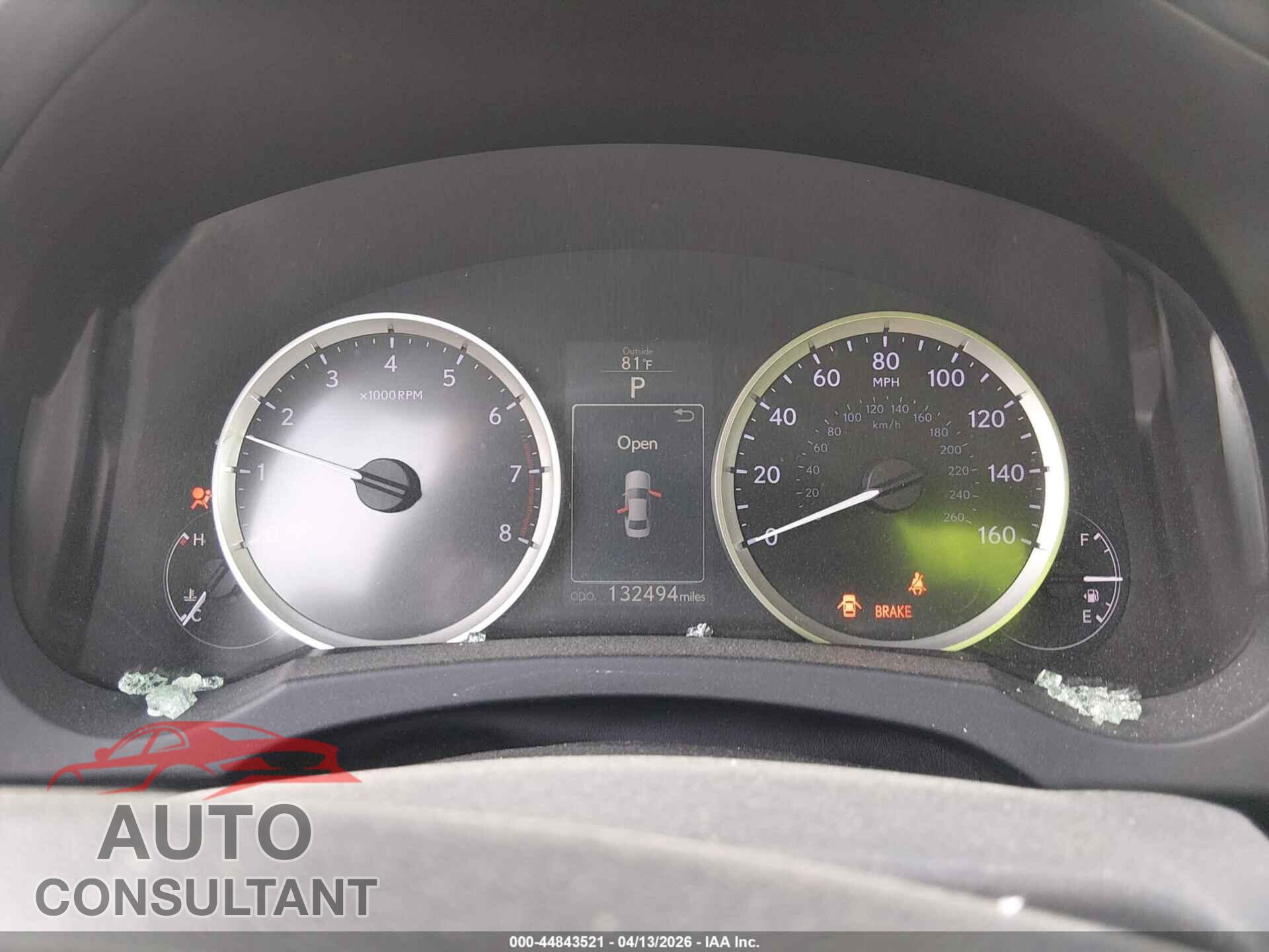 LEXUS IS 250 2014 - JTHCF1D20E5008671