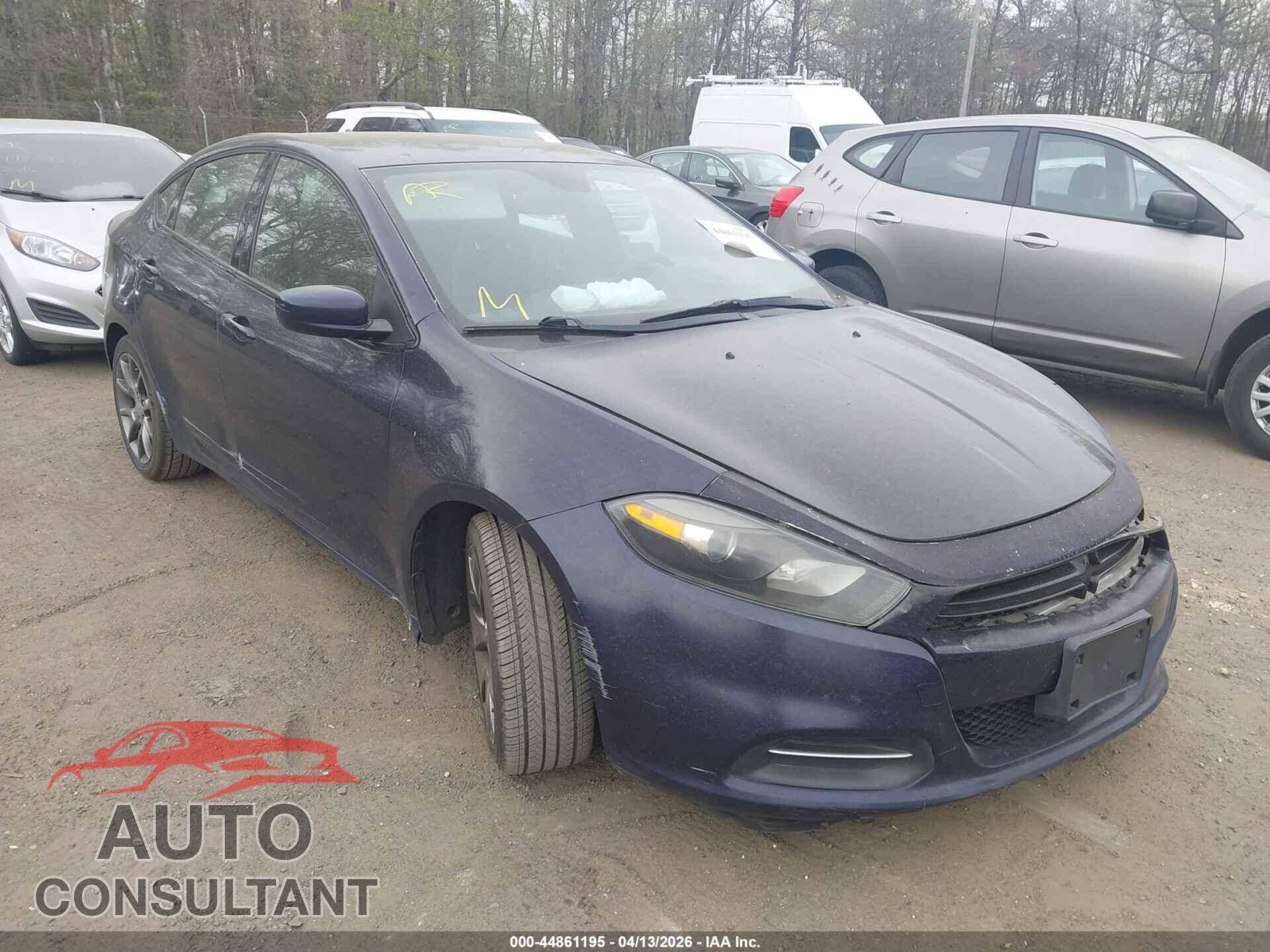 DODGE DART 2015 - 1C3CDFBB3FD140603