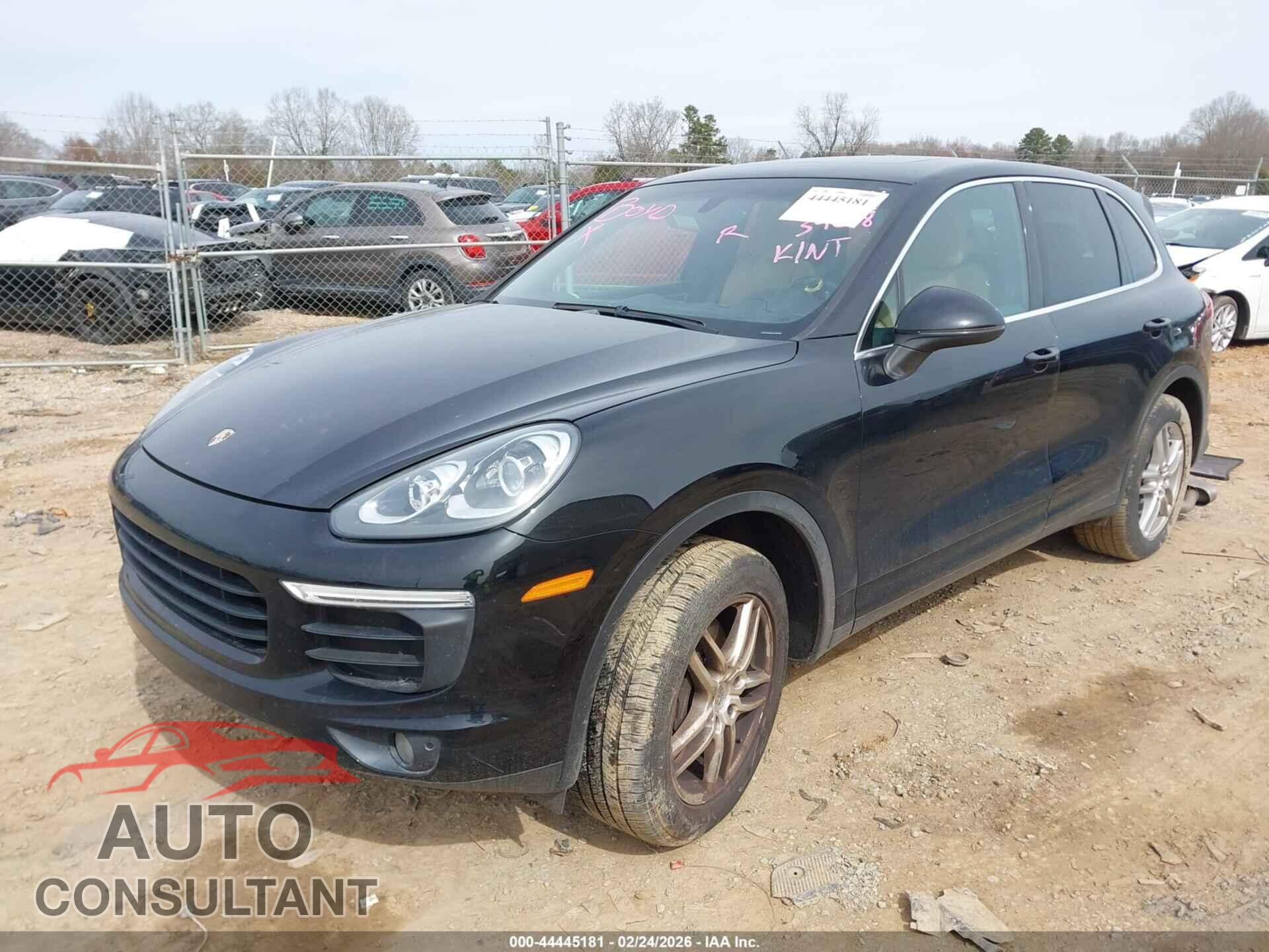 PORSCHE CAYENNE 2016 - WP1AA2A22GLA03468