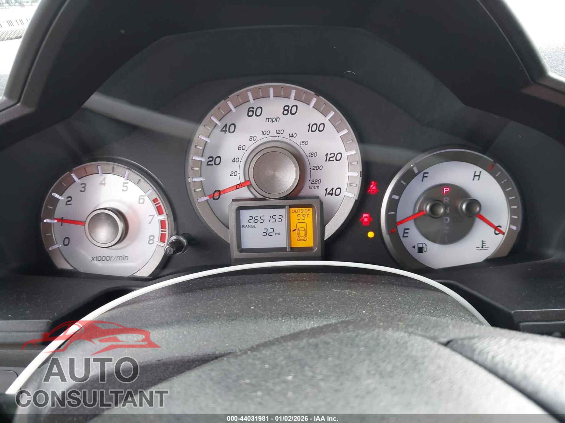 HONDA PILOT 2013 - 5FNYF3H78DB021111