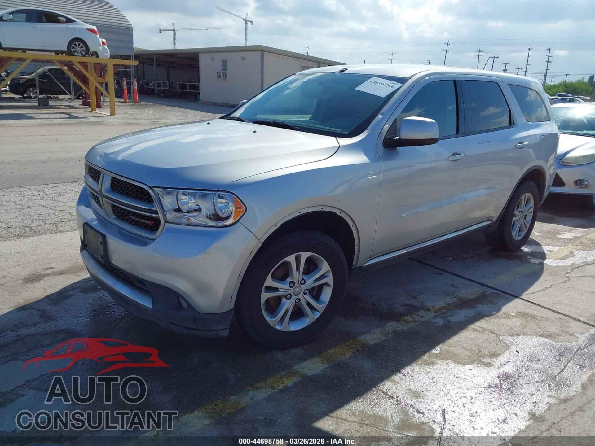 DODGE DURANGO 2012 - 1C4RDHAG9CC308342