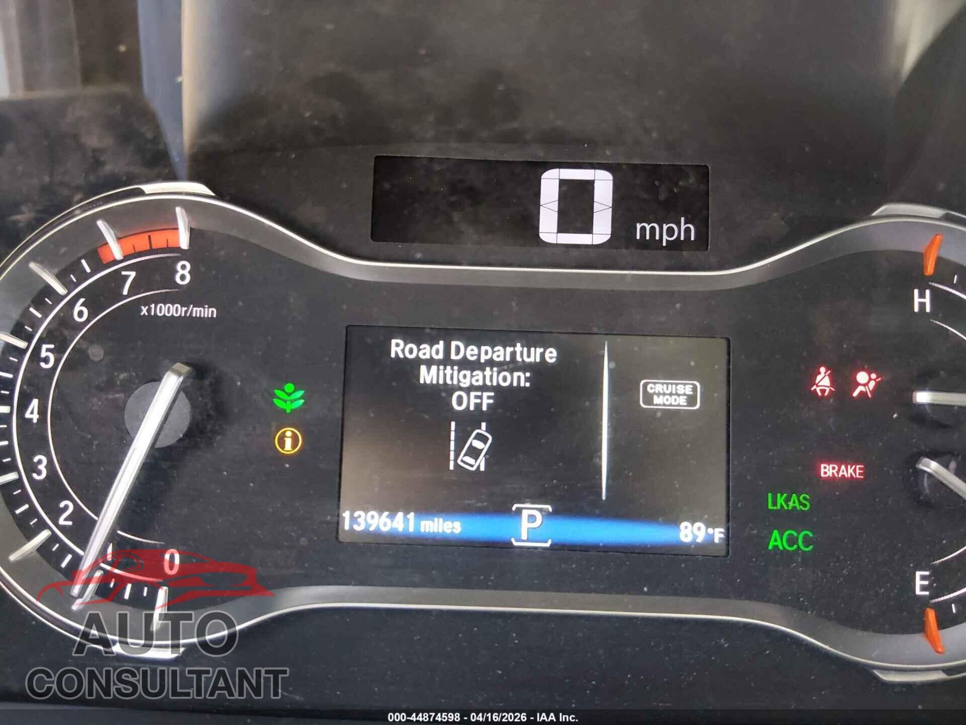HONDA RIDGELINE 2017 - 5FPYK3F76HB011799