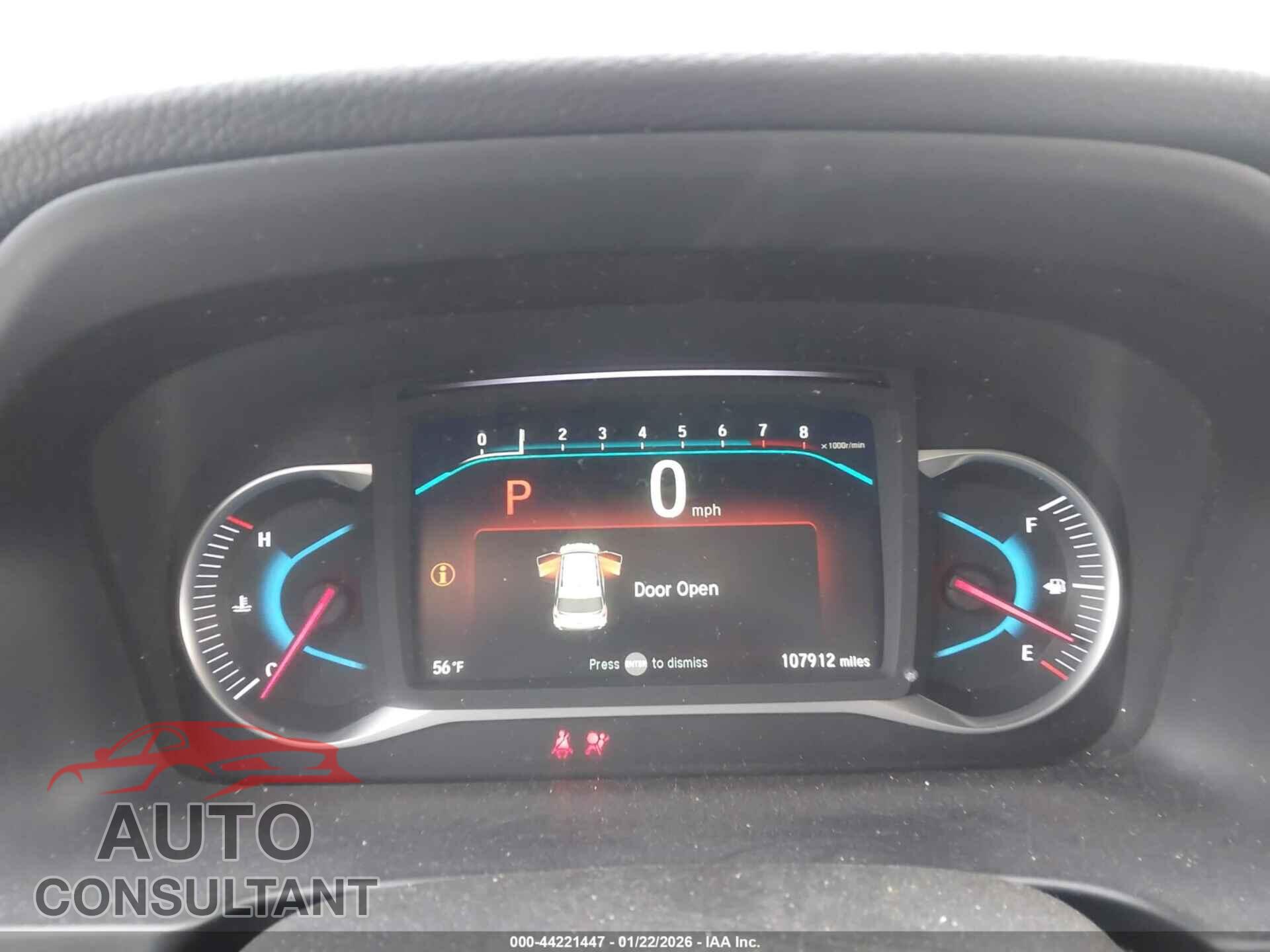 HONDA PILOT 2021 - 5FNYF5H5XMB044352