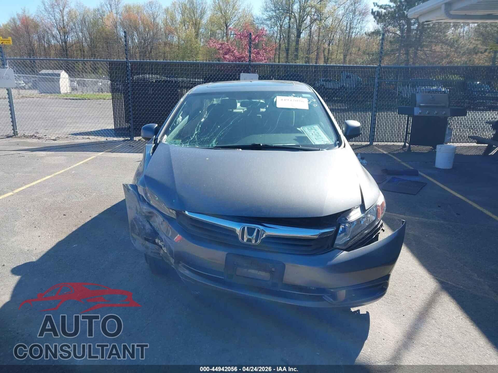 HONDA CIVIC 2012 - 19XFB2F8XCE320452