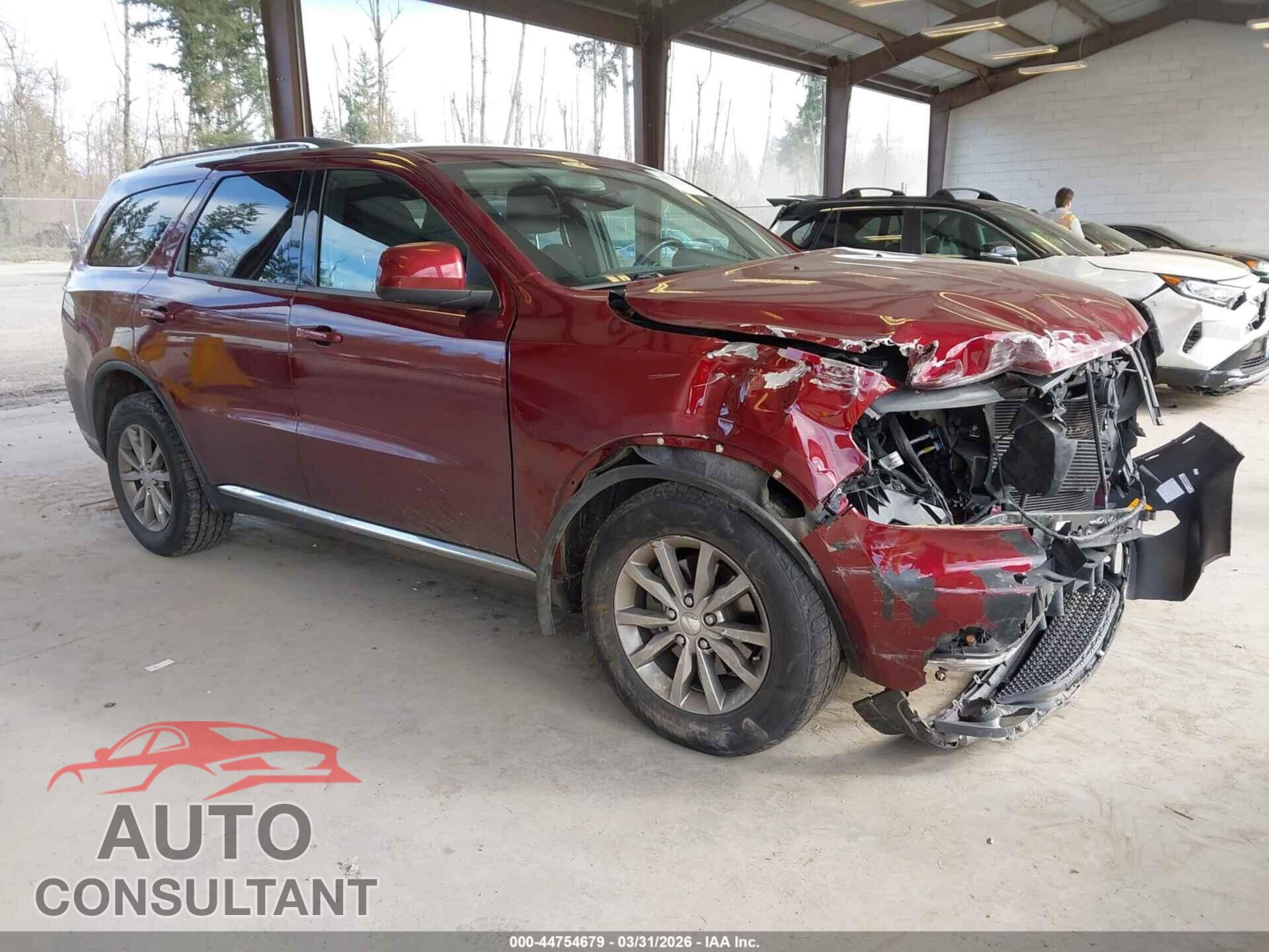 DODGE DURANGO 2017 - 1C4RDJAG5HC709949