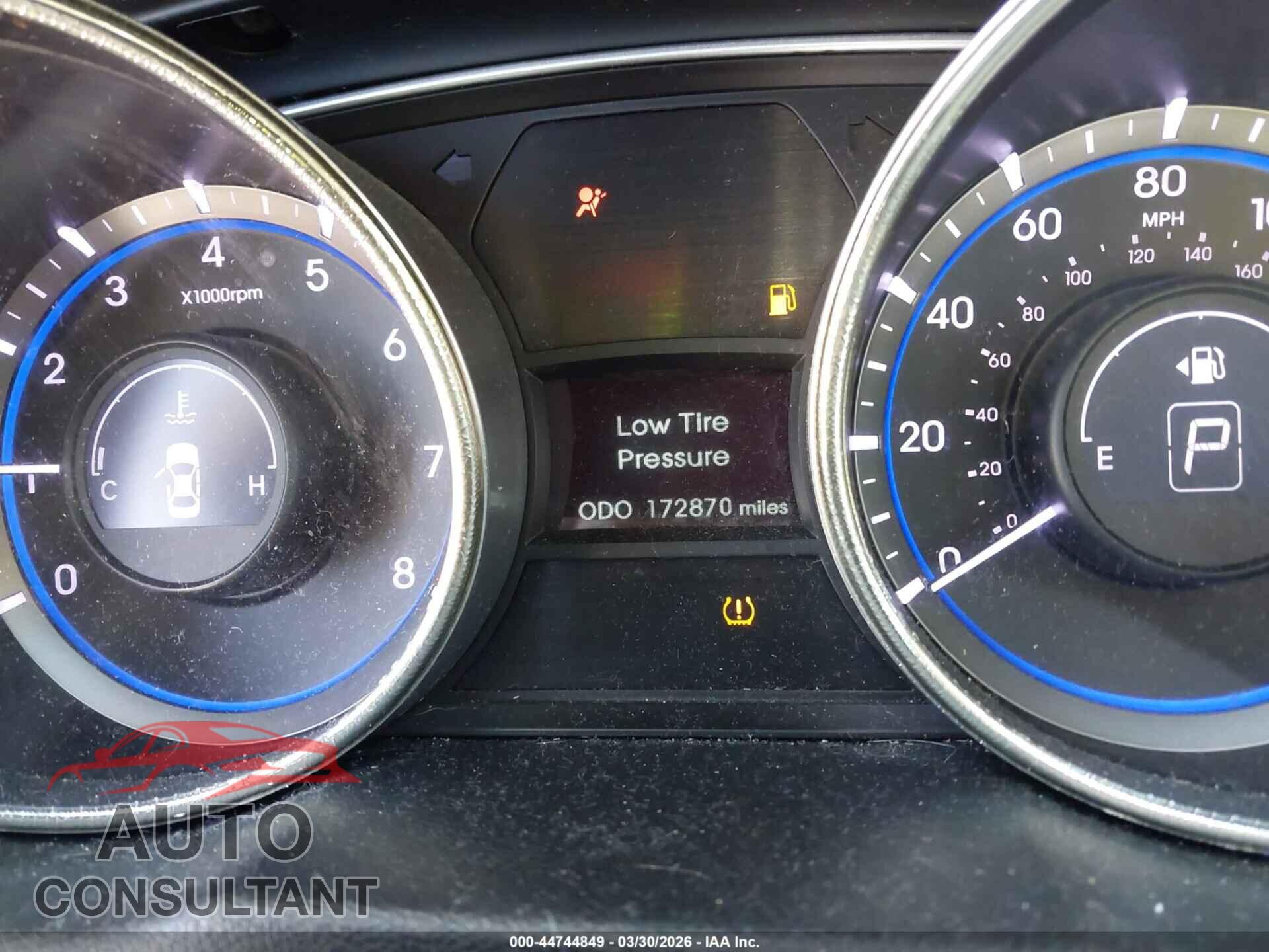 HYUNDAI SONATA 2012 - 5NPEC4AB2CH427689
