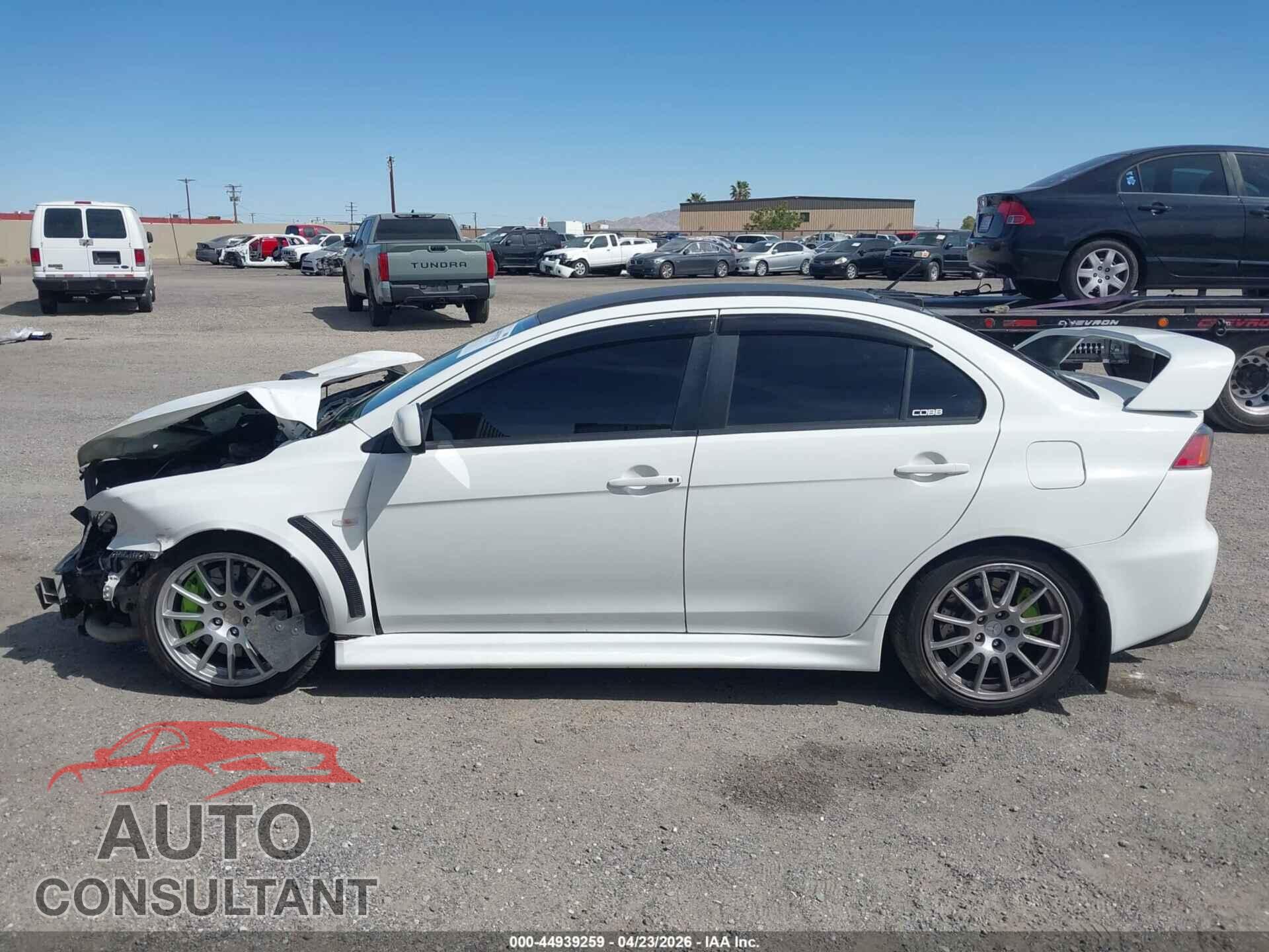 MITSUBISHI LANCER EVOLUTION 2011 - JA32W8FV8BU046887