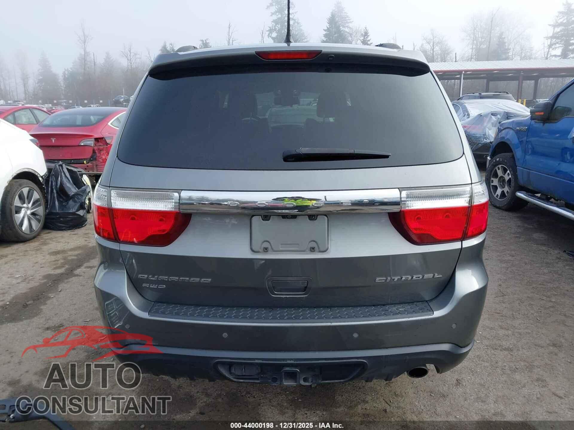 DODGE DURANGO 2012 - 1C4RDJEG4CC330704