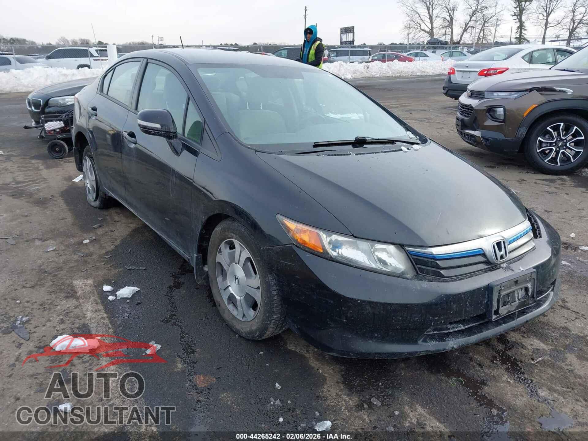 HONDA CIVIC HYBRID 2012 - JHMFB4F26CS000130