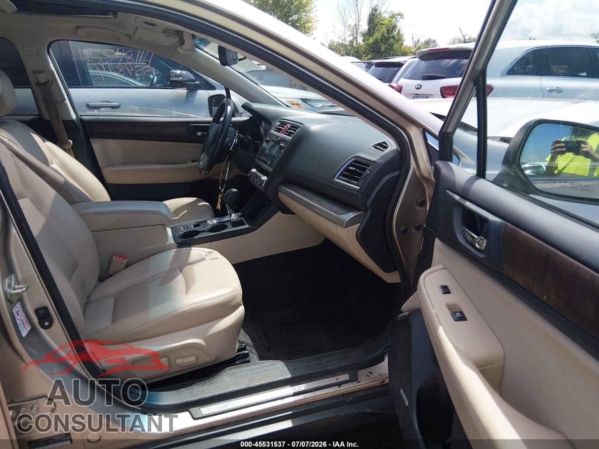 SUBARU OUTBACK 2015 - 4S4BSBLC0F3206796